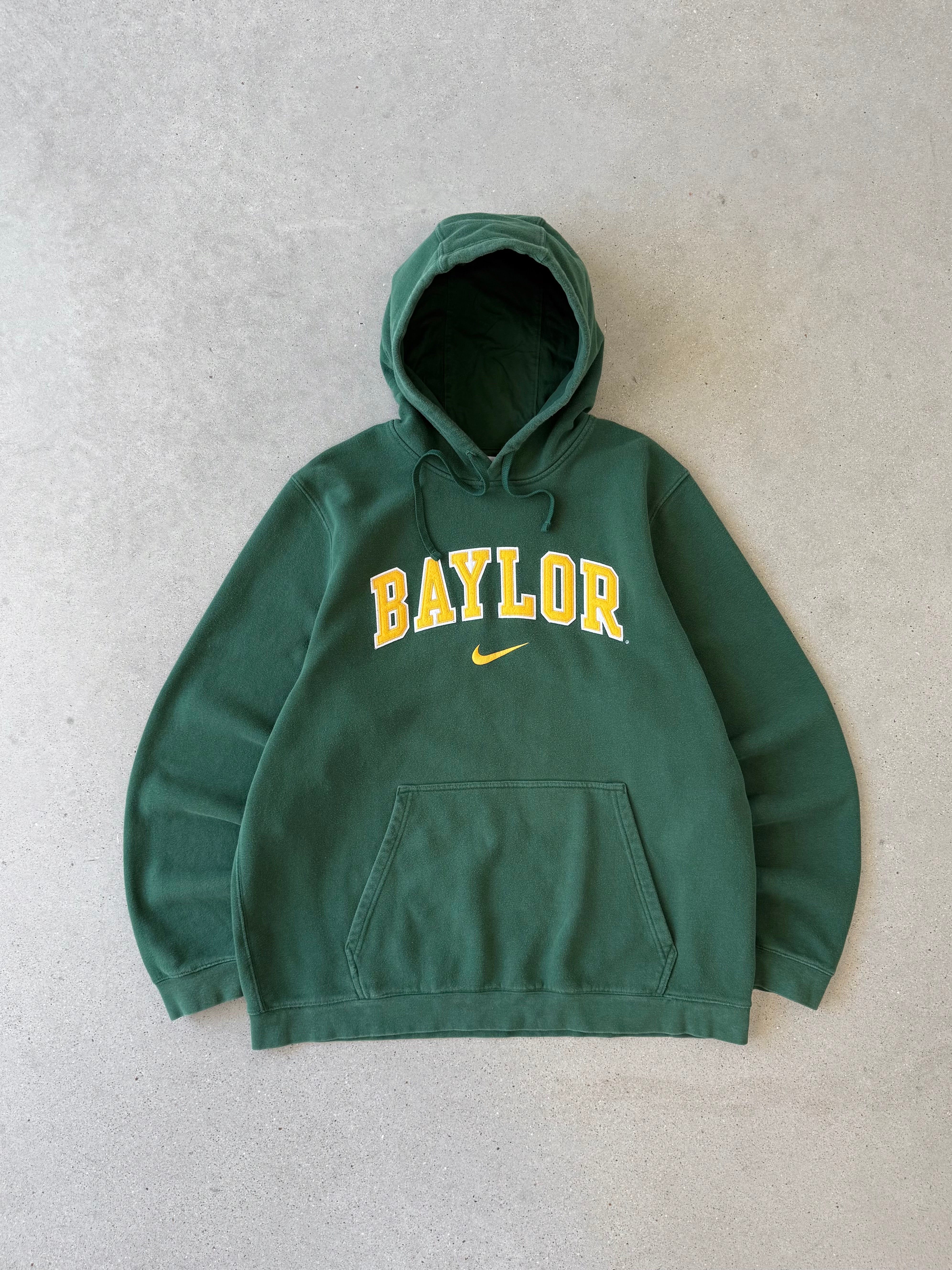 Vintage Nike Baylor University Center Swoosh Hoodie - XL