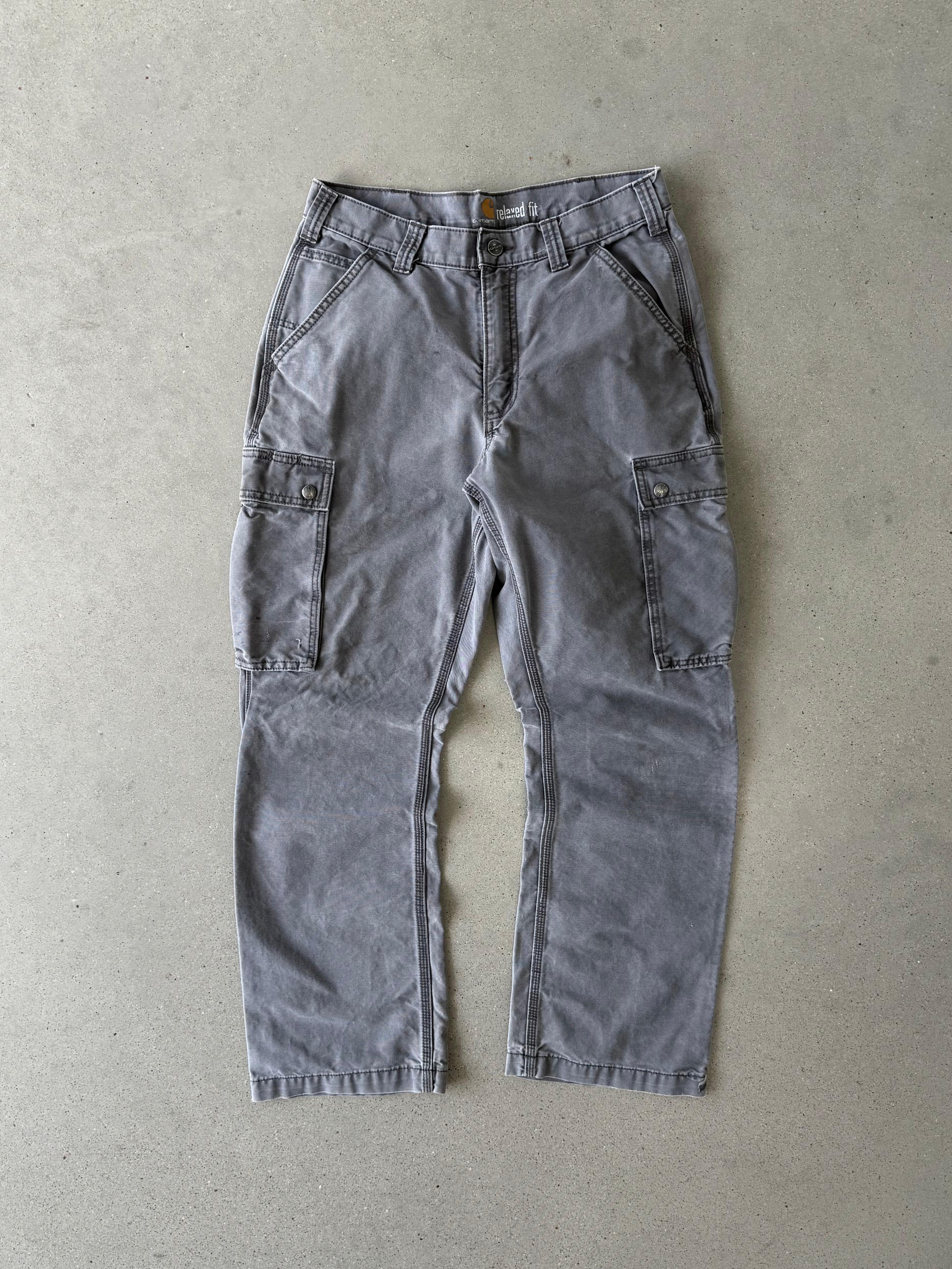 Vintage Carhartt Gray Cargo Pants - 32x30