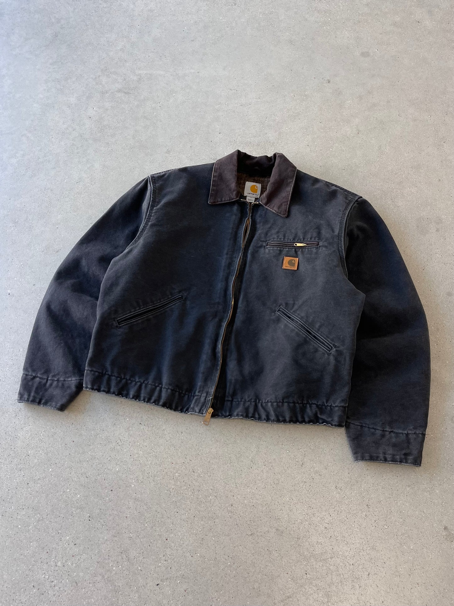 Vintage Carhartt Black Blanket-lined Detroit - L