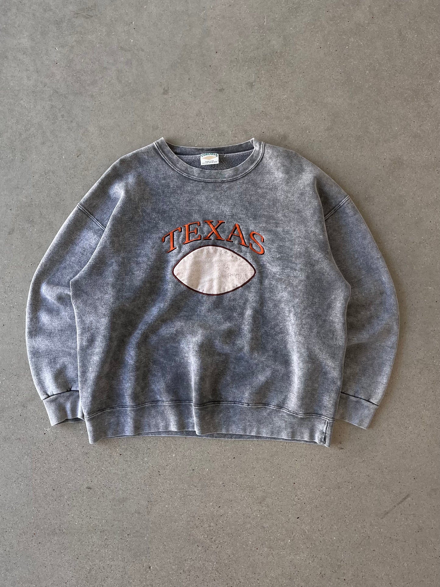 Vintage UT Texas Stoned-washed Sweatshirt - XL