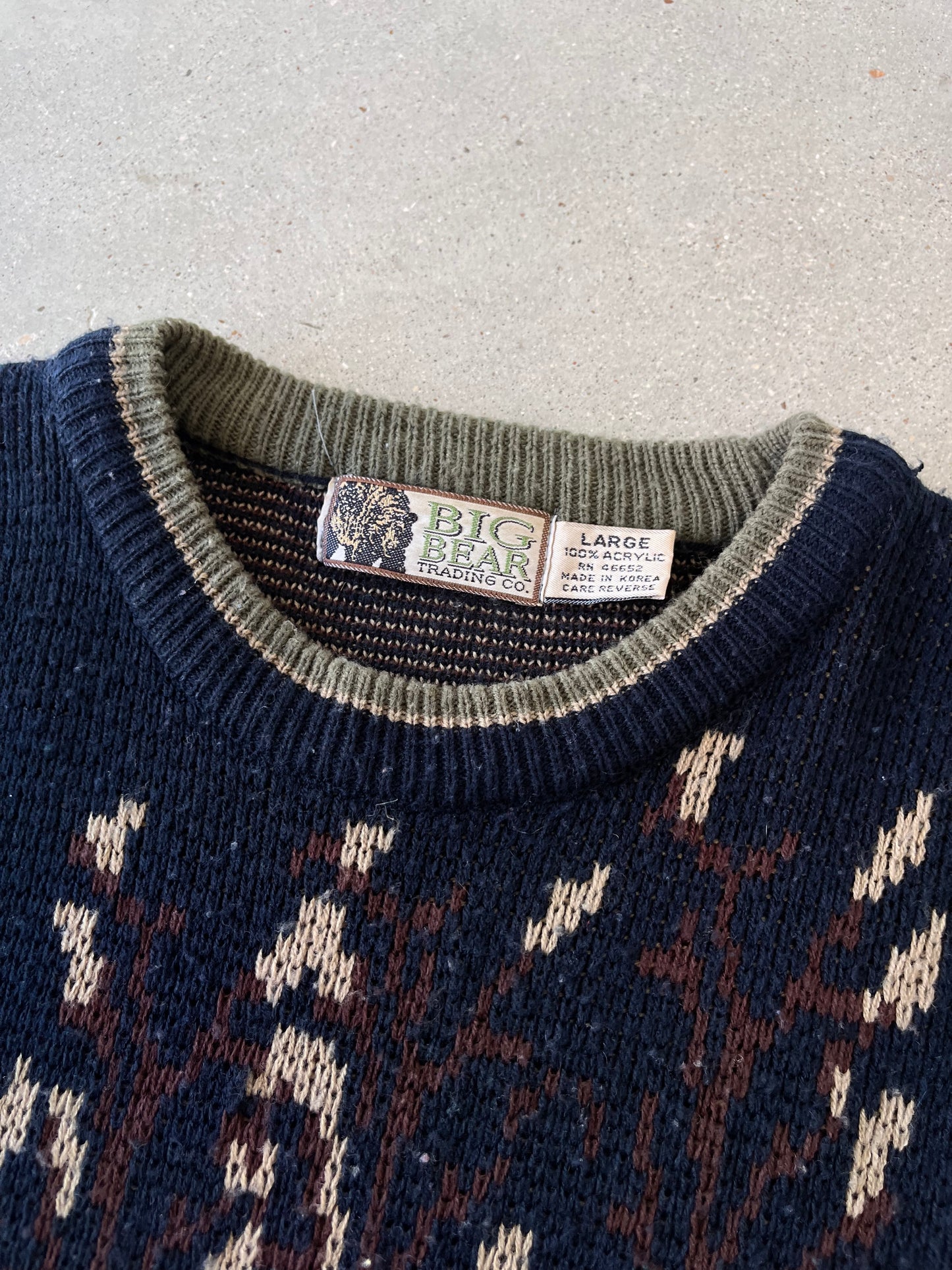 Vintage Big Bear Sweater - L