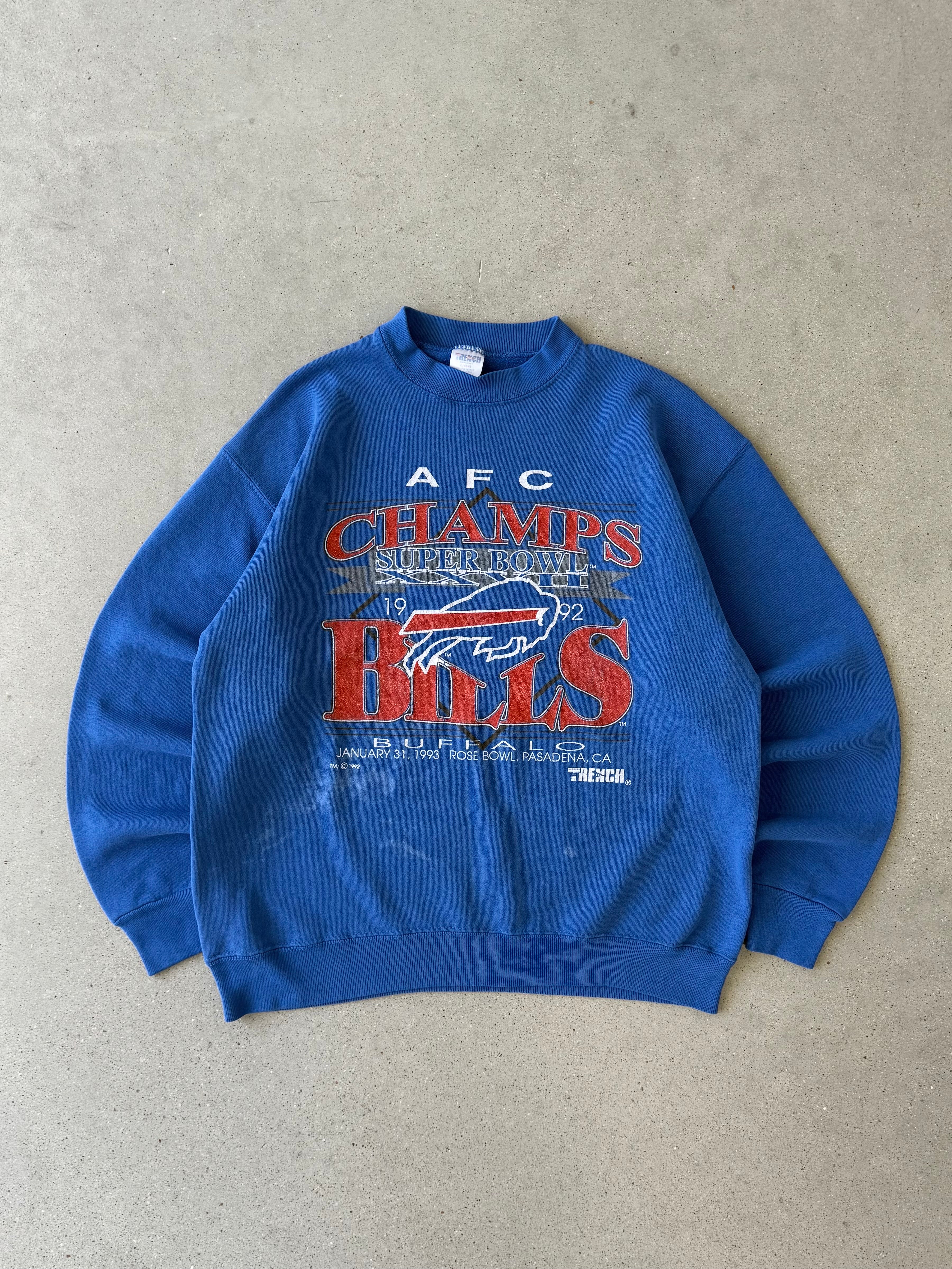 Vintage Buffalo Bills AFC Champions Sweatshirt  - L