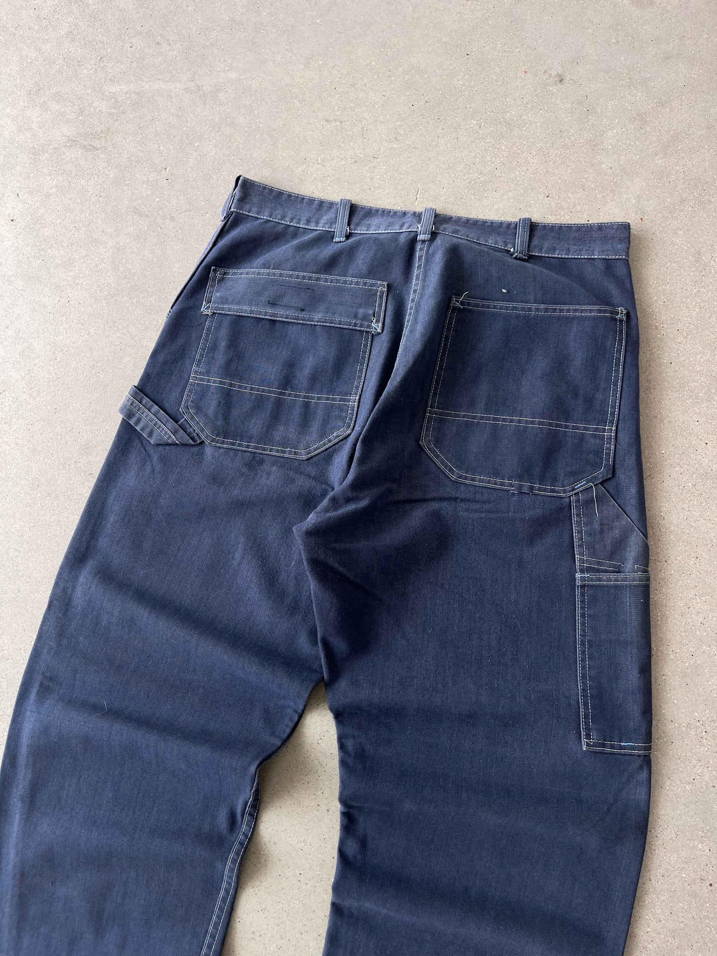 Vintage Sears Carpenter Denim Pants - 34x32