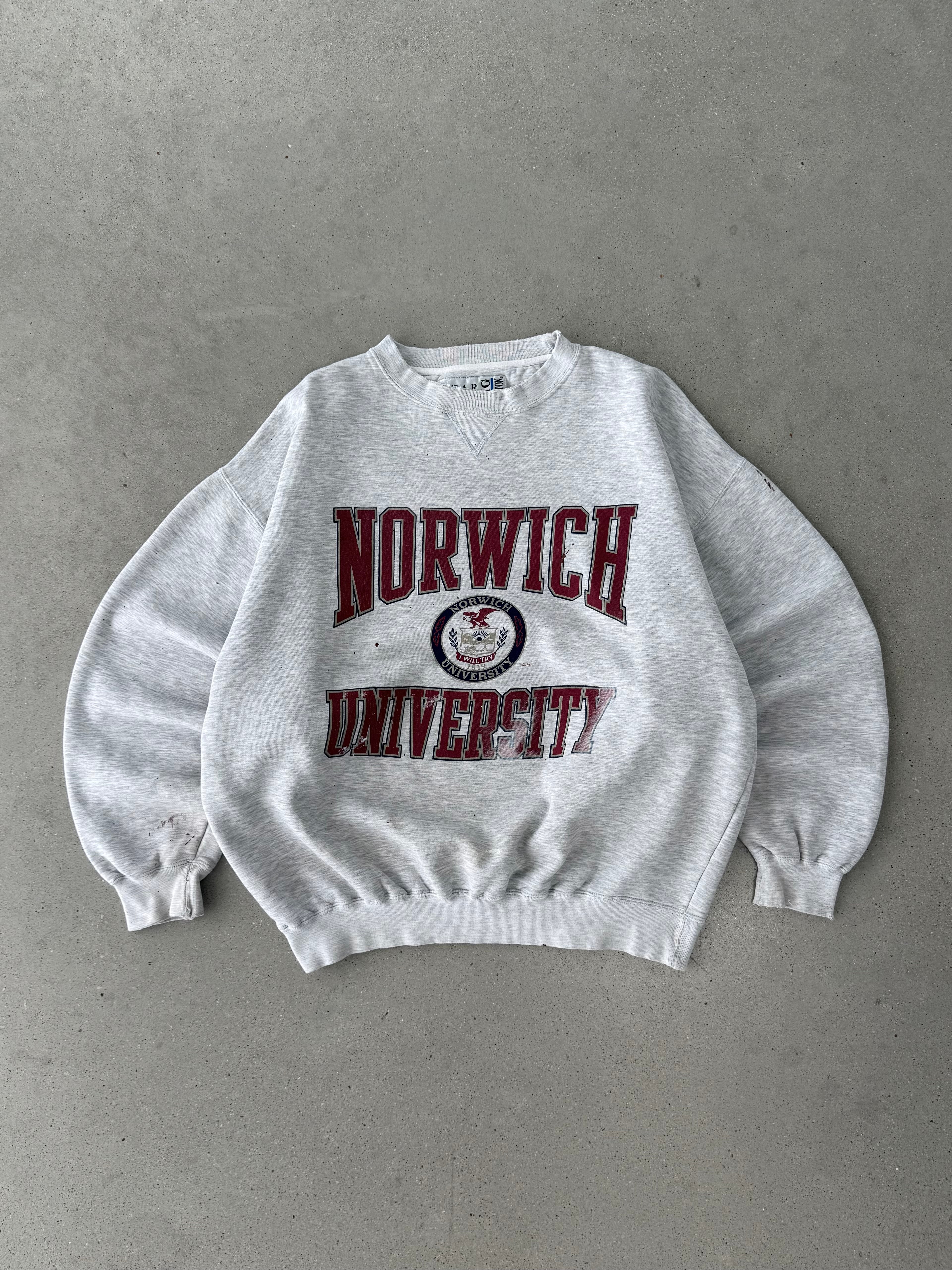 Vintage Norwich University Crewneck - XL