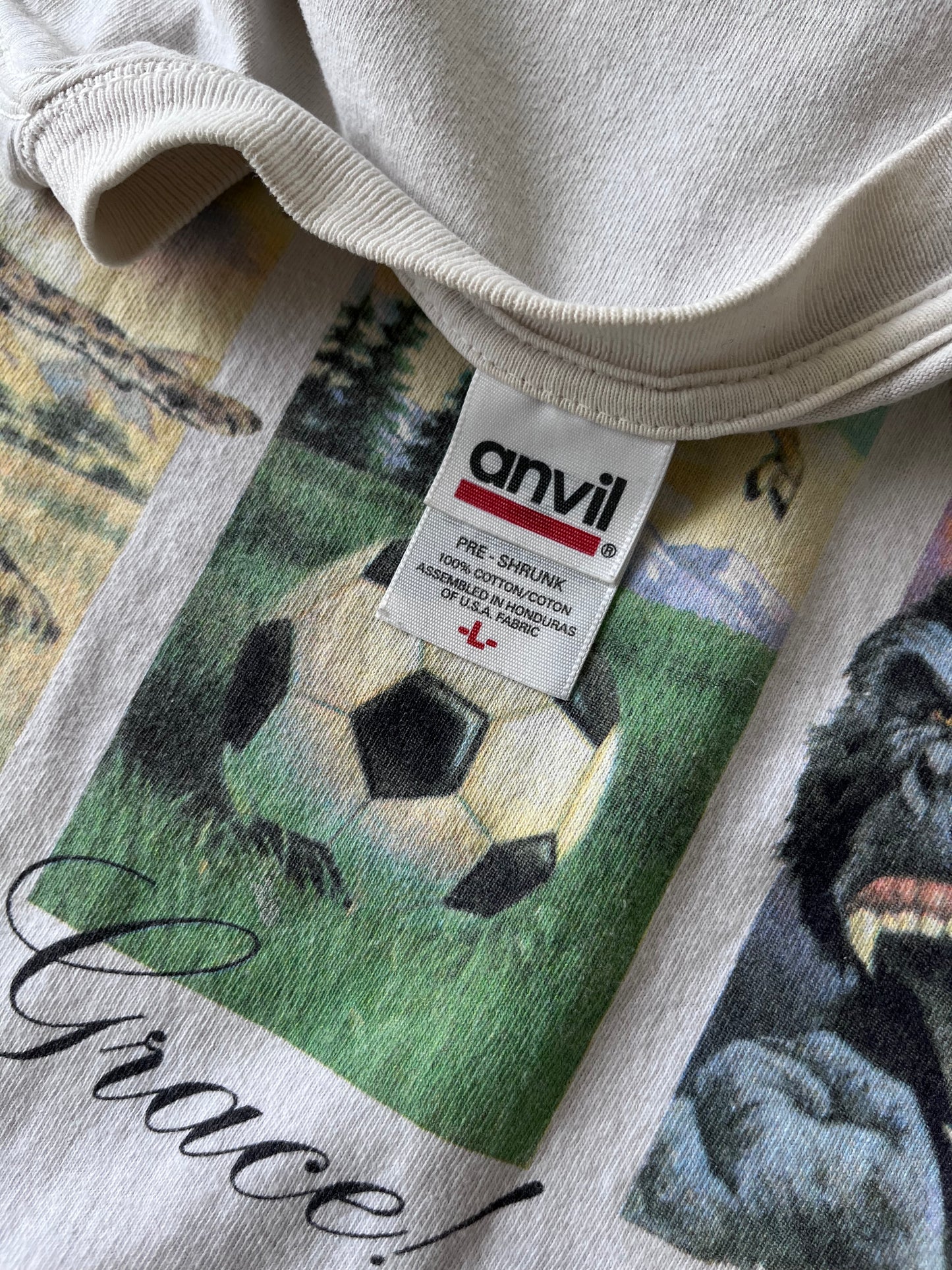 Vintage 'Soccer' Long Sleeve - L