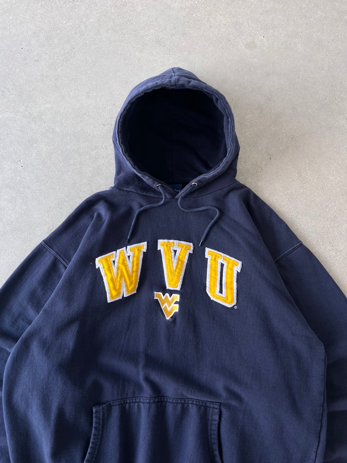 Vintage West Virginia University Hoodie - L