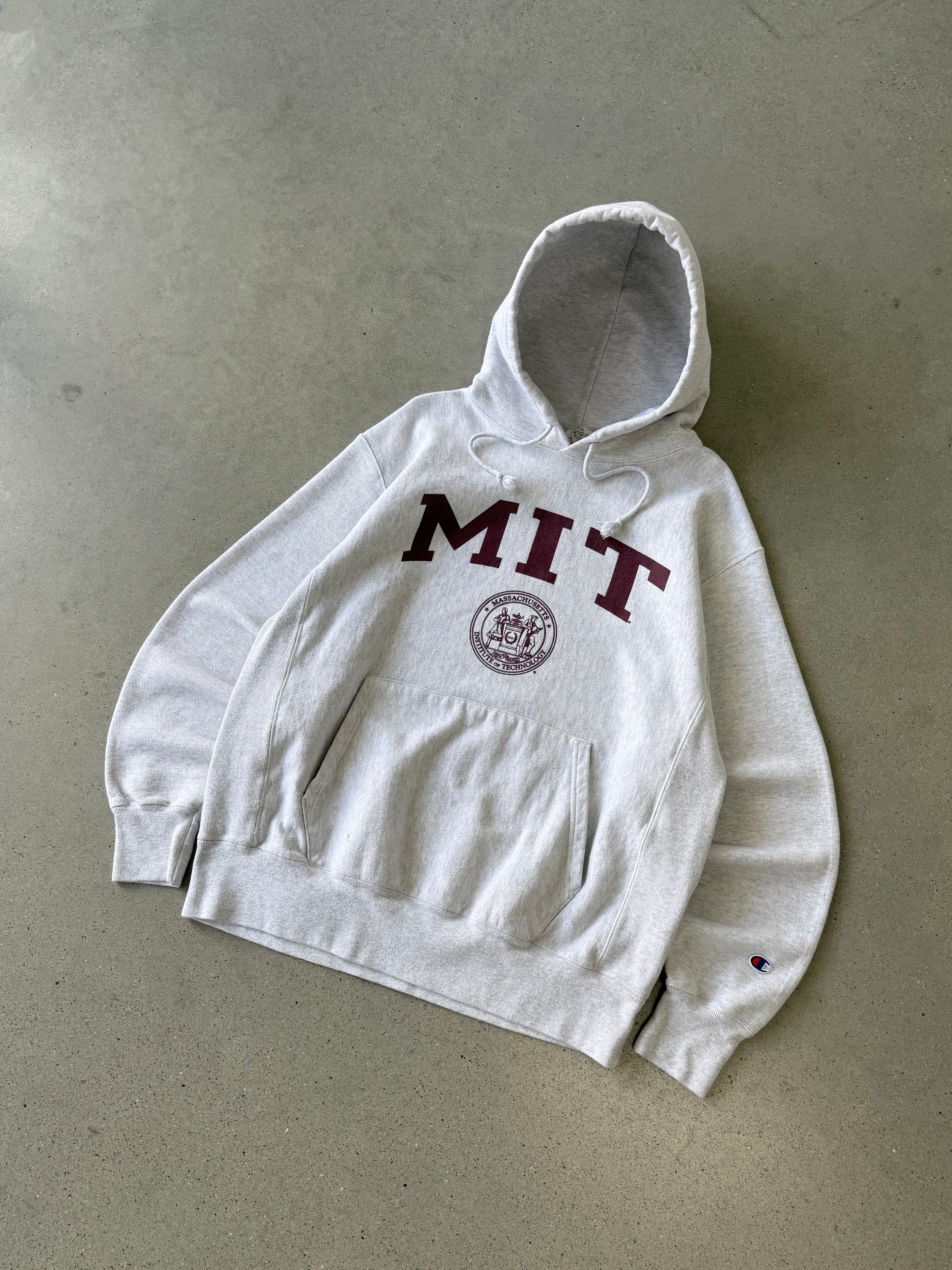 Vintage MIT Reverse Weave Hoodie - L