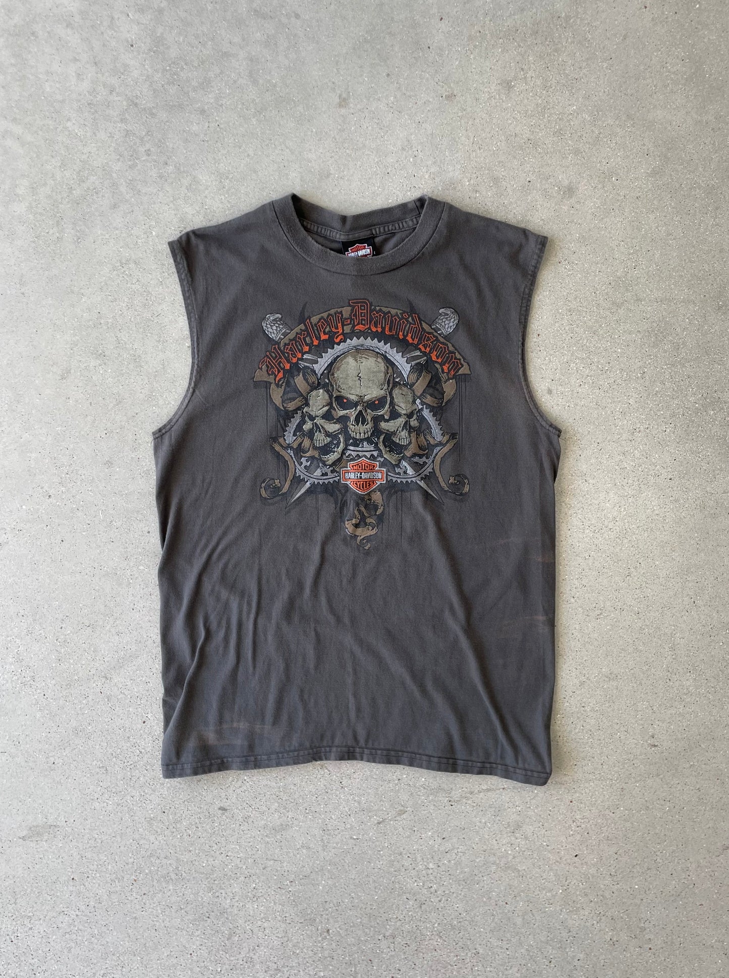 Vintage Harley Davidson Orlando Florida Tank Top - L