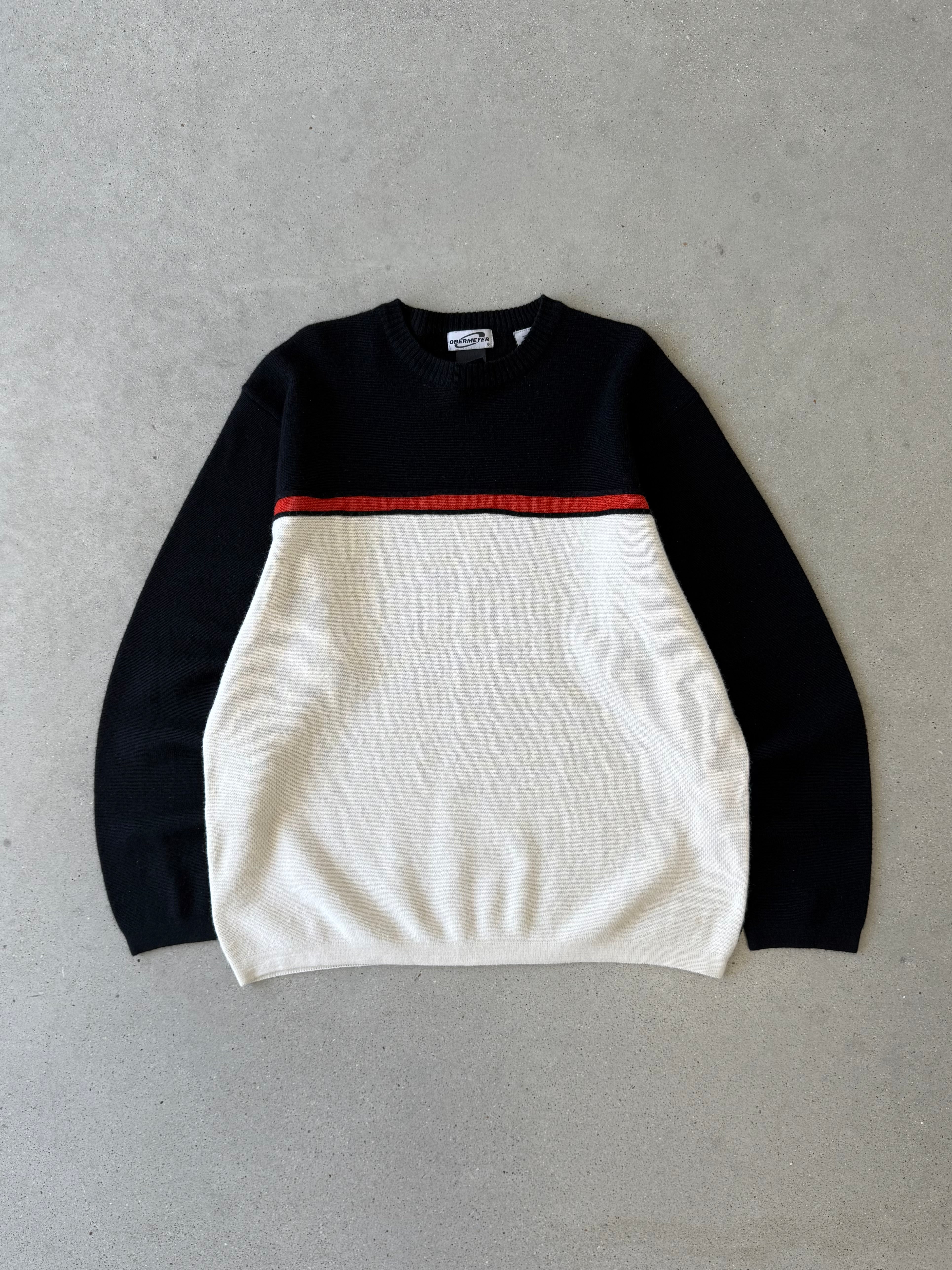 Vintage Obermeyer Striped Sweater - L