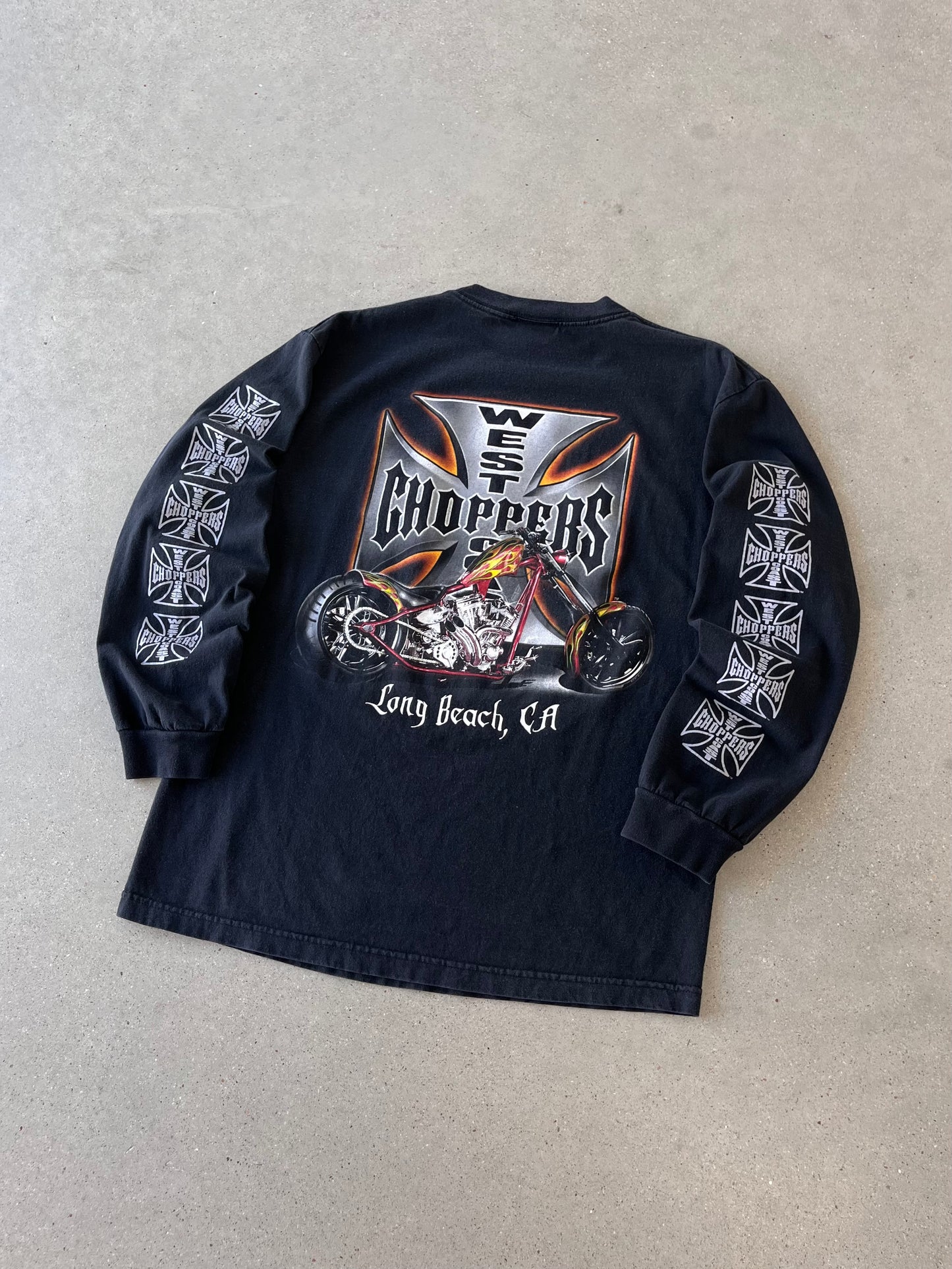 Vintage West Coast Choppers Bike Long Sleeve - L