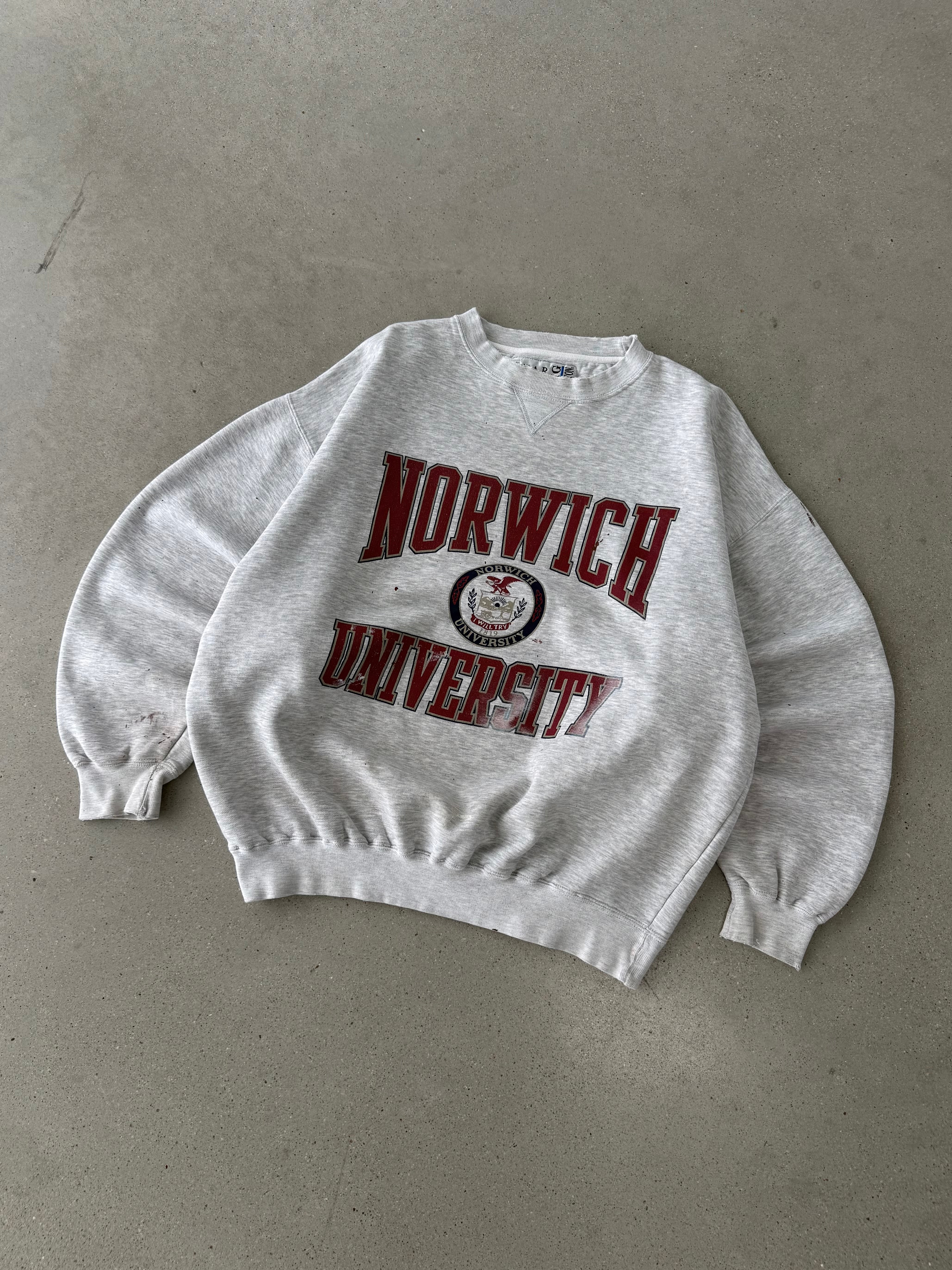 Vintage Norwich University Crewneck - XL