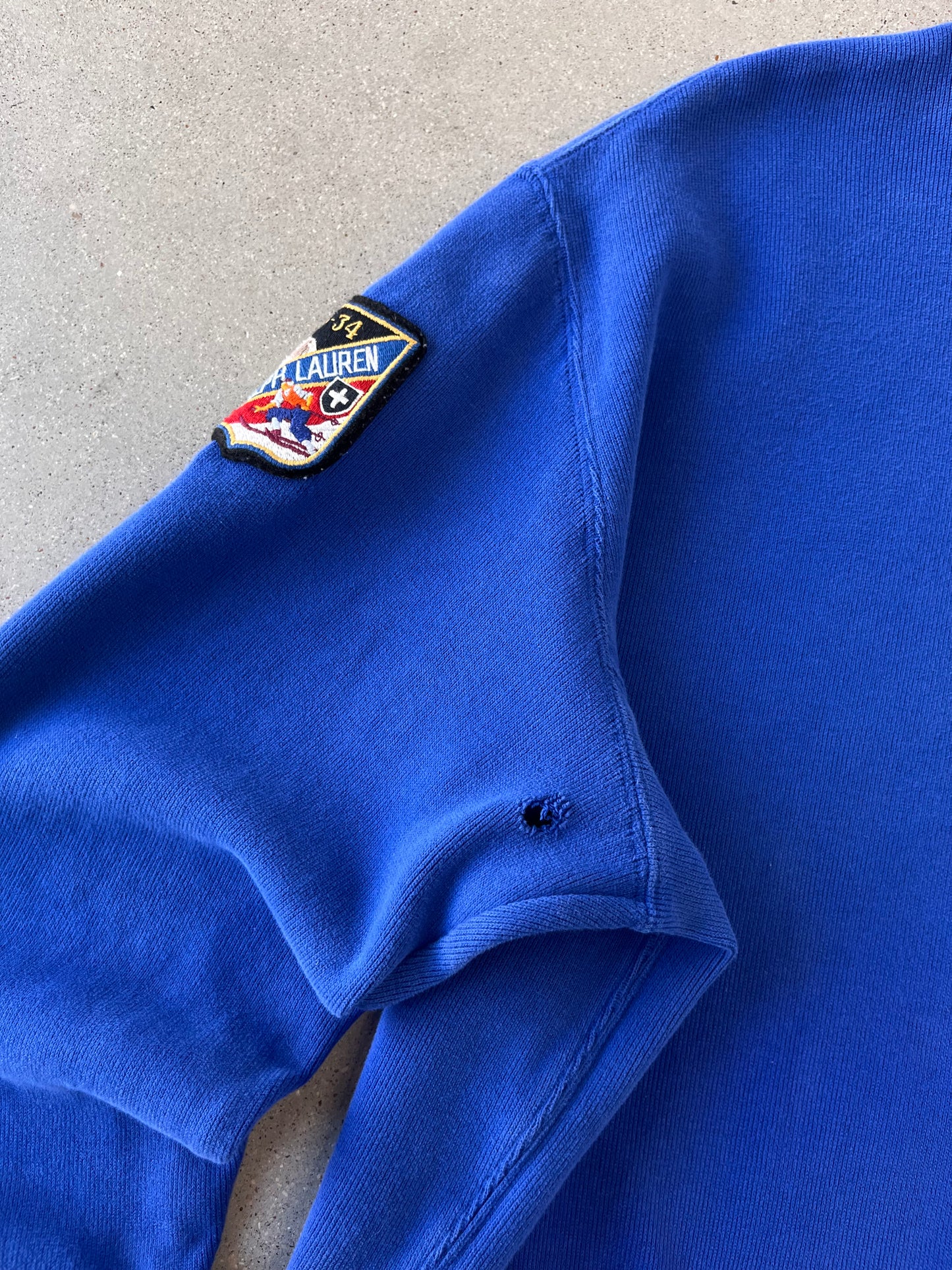 Vintage Polo Ralph Lauren Blue Quarter Zip - L