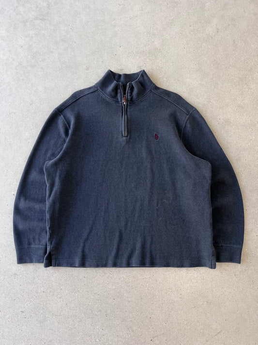 Vintage Polo Ralph Lauren Gray Quarter Zip - L