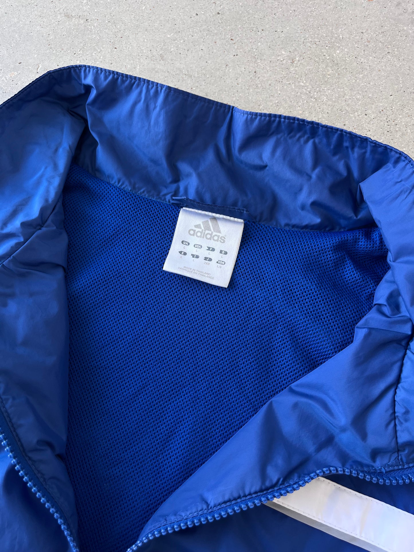 Vintage Adidas Blue Track Jacket - L