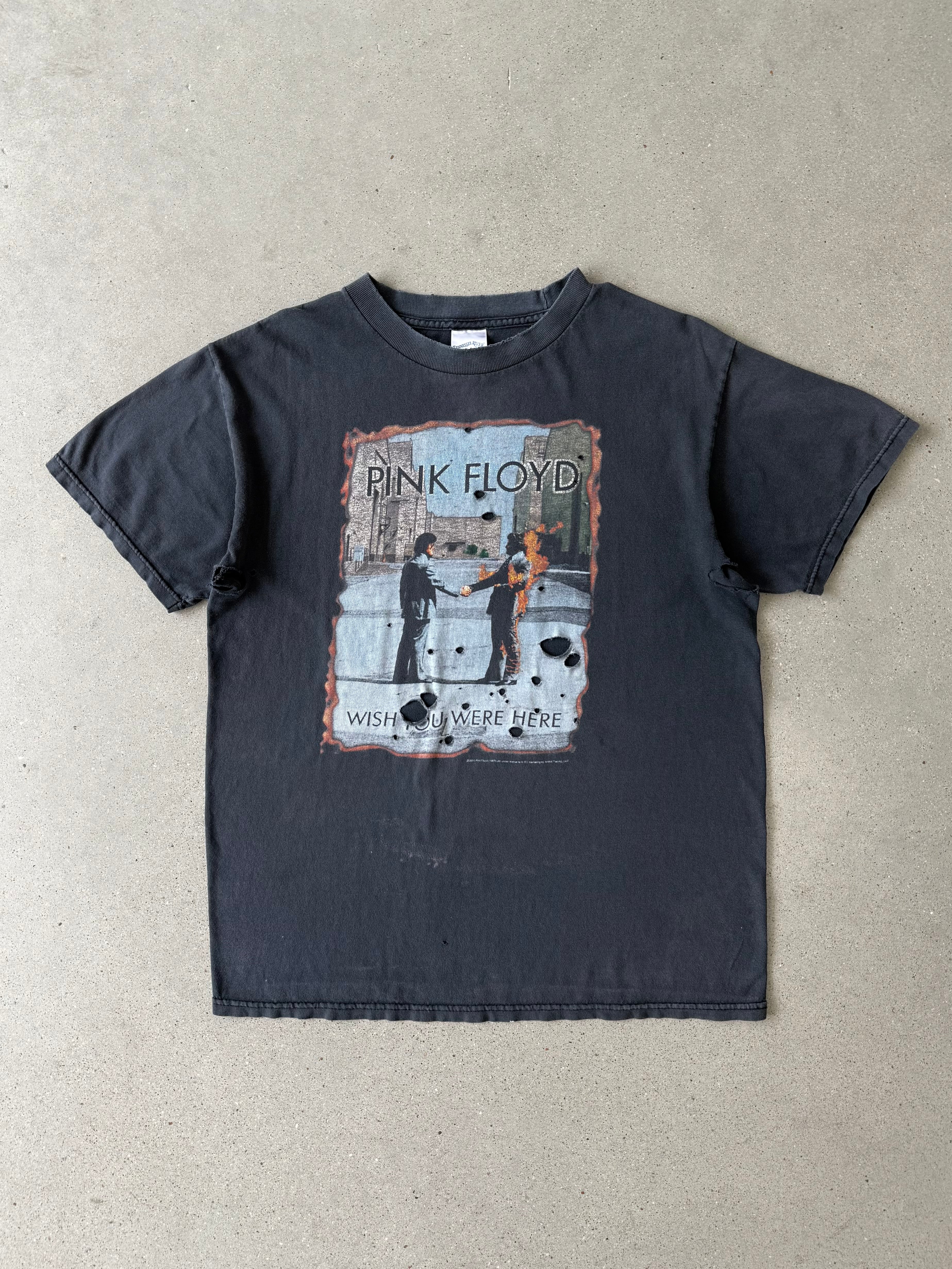 Vintage 2006 Pink Floyd 'Wish You Were Here' Distressed Band Tee - M