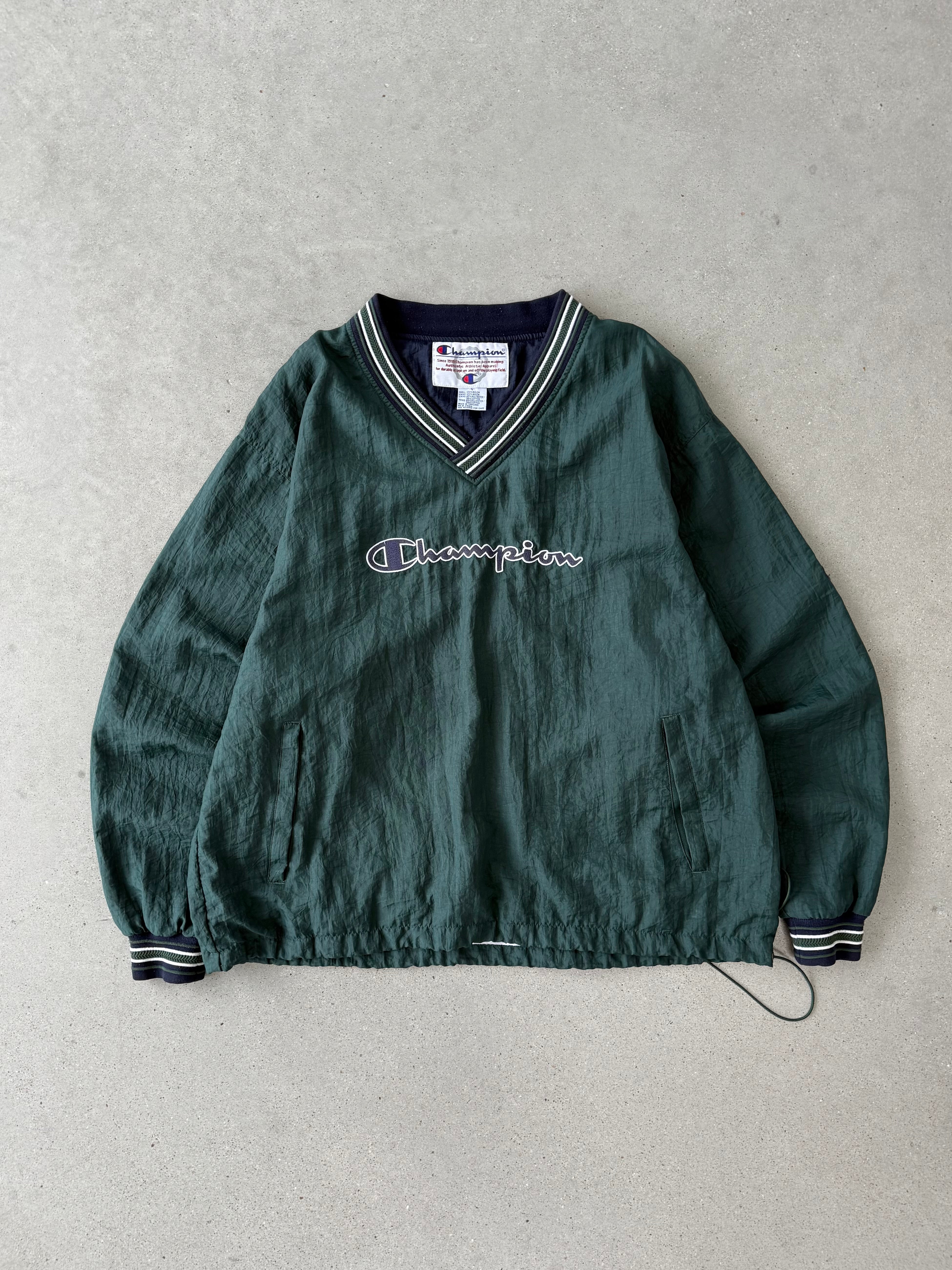 Vintage Champion Green Pullover - L