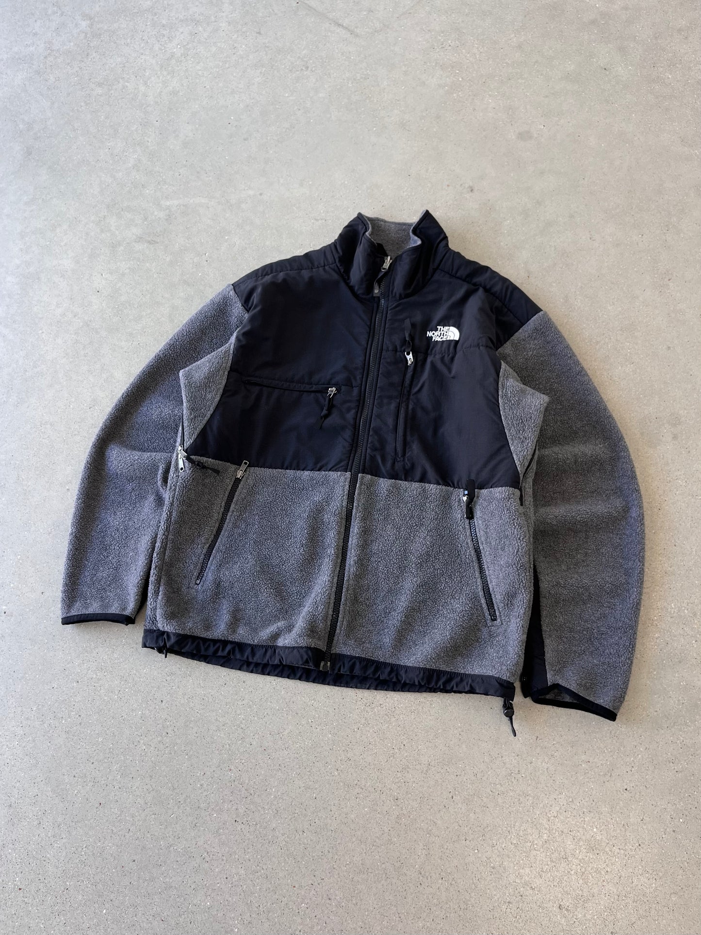 Vintage The North Face Gray/Black Denali Jacket - M