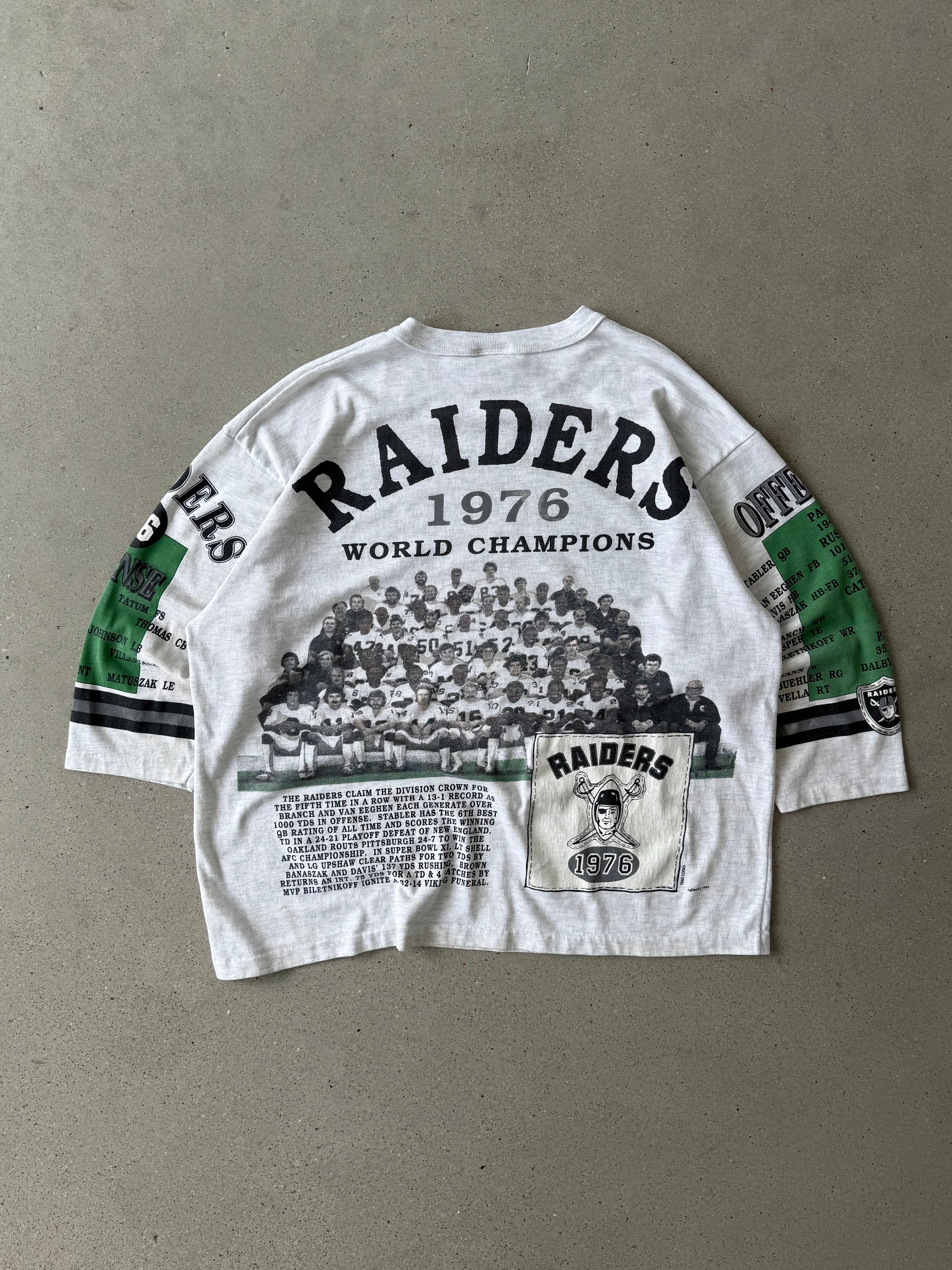 Vintage 1991 Oakland Raiders Long Gone Shirt - XL