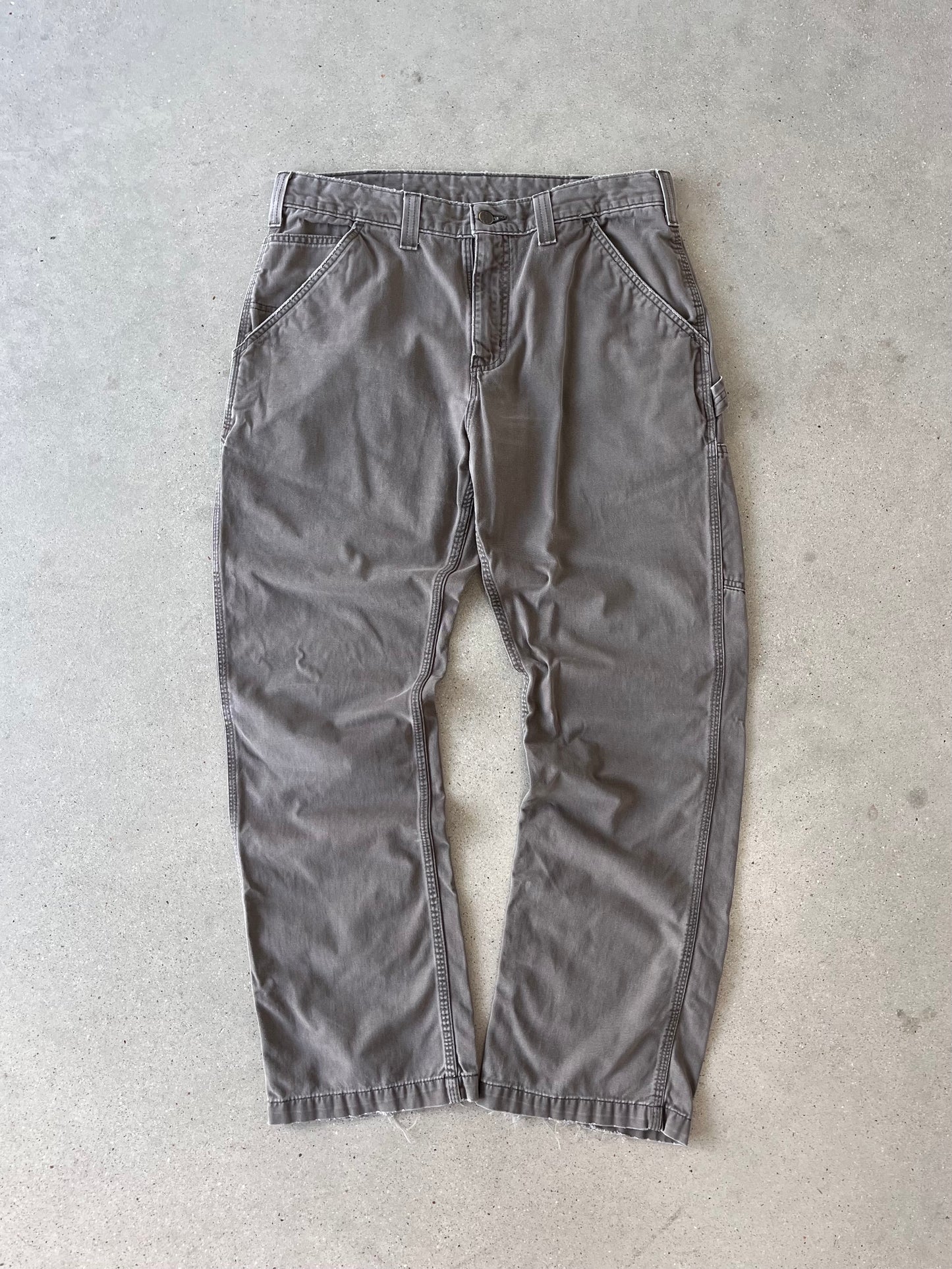 Vintage Carhartt Mocha-grey Carpenter Pants - 34x32