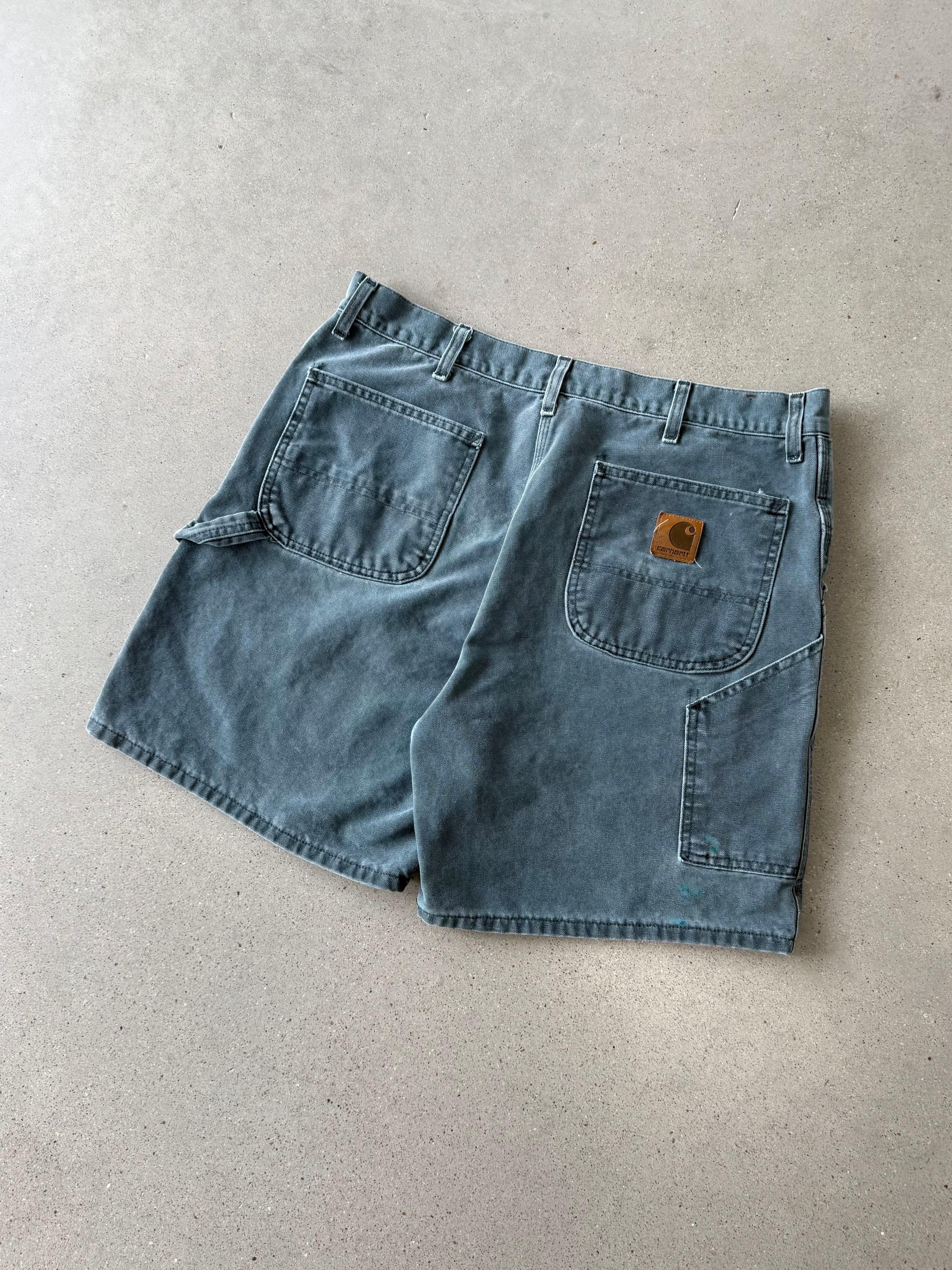 Vintage Carhartt Emerald Carpenter Shorts - 34