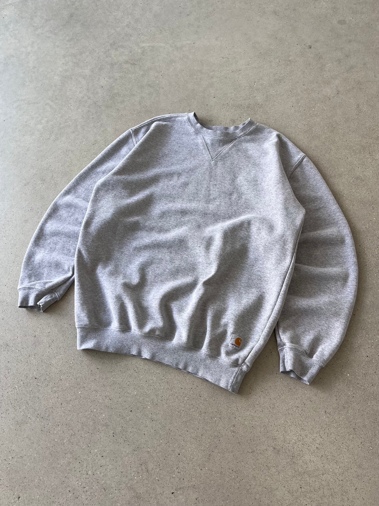 Vintage Carhartt Heather Gray Crewneck - M