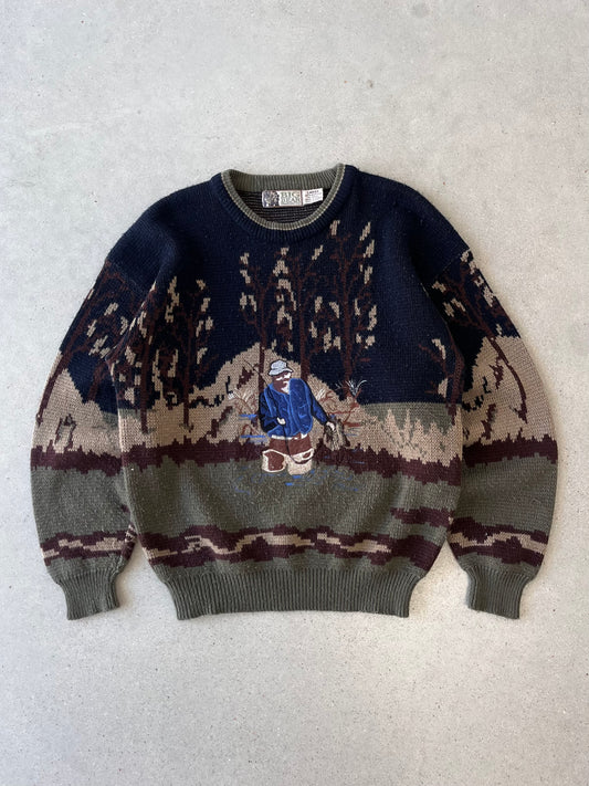 Vintage Big Bear Sweater - L