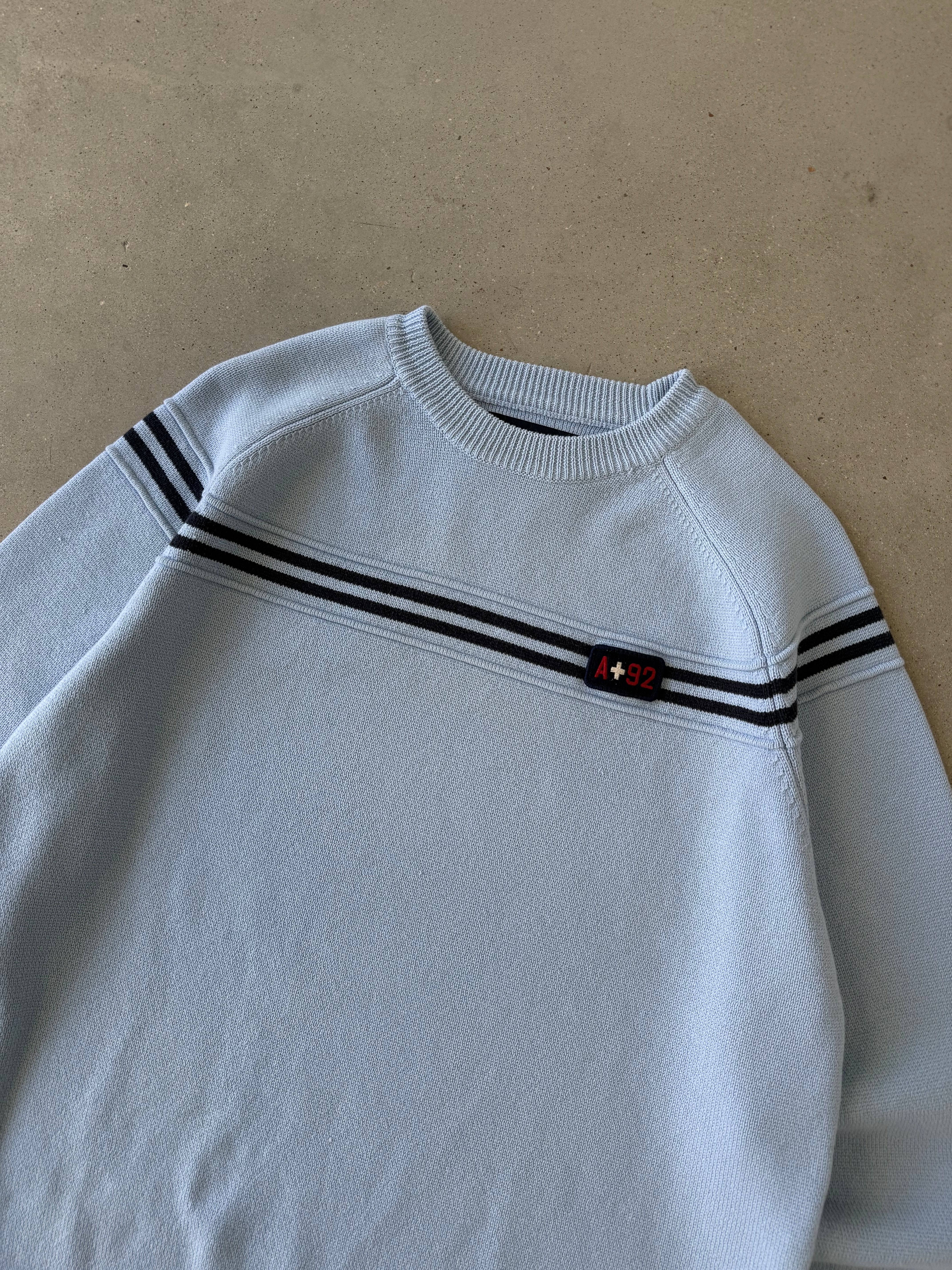 Vintage Abercrombie and Fitch Sky Blue Sweater - L