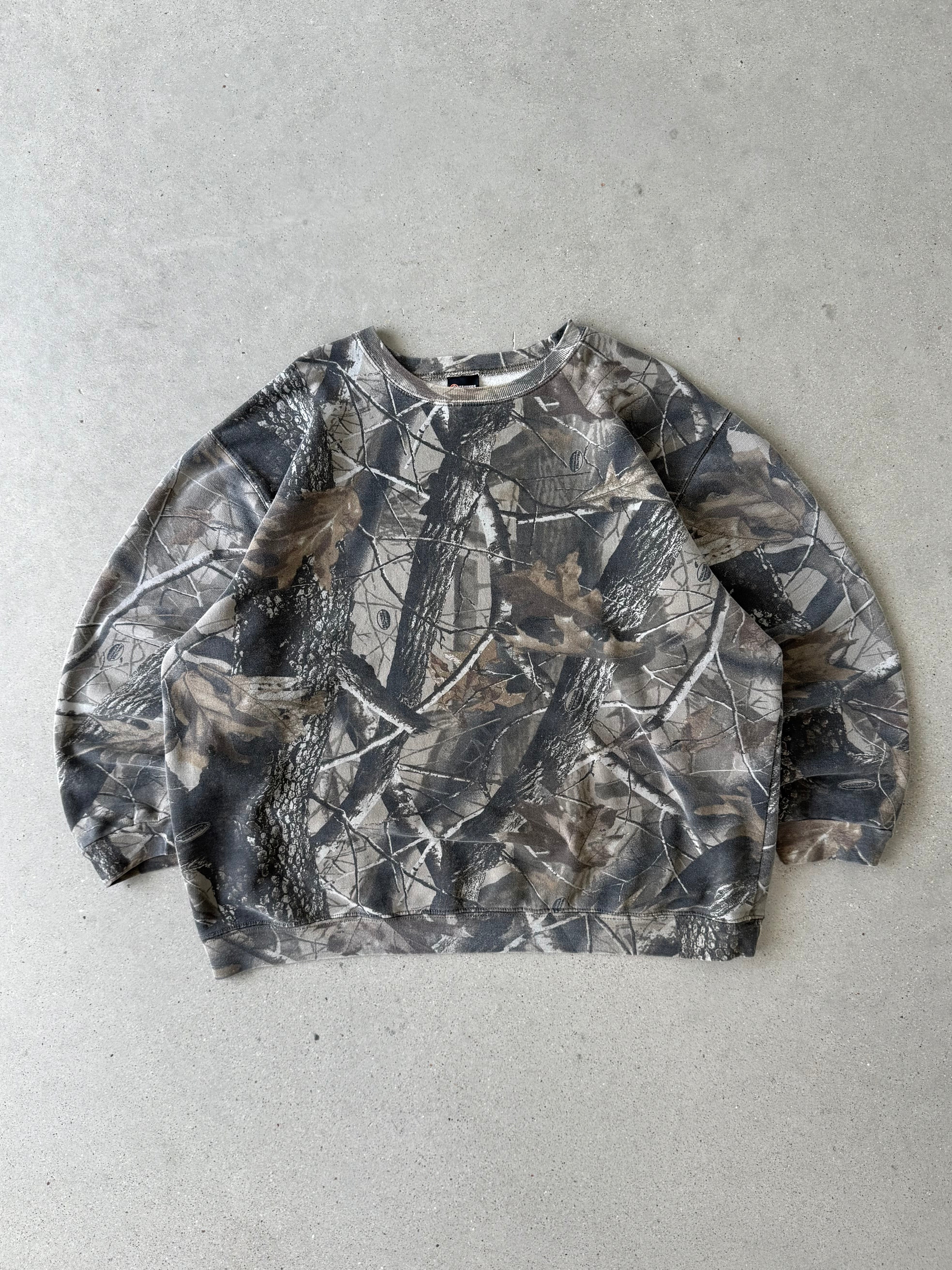 Vintage 90s Outfitters Ridge Realtree Camo Crewneck - XL