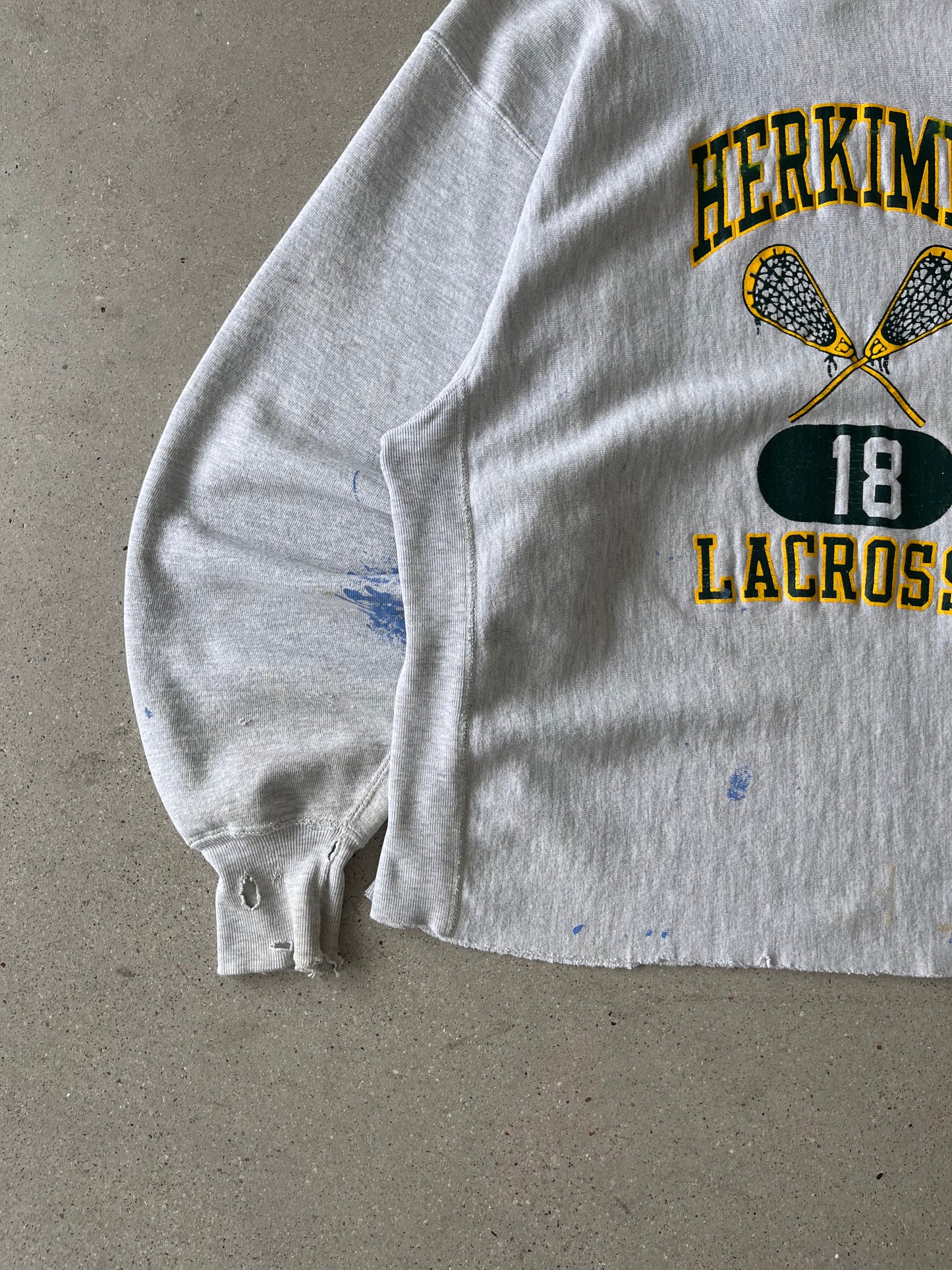 Vintage 'Herkimer Lacrosse' Painter's Champions Reverse Weave - XXL