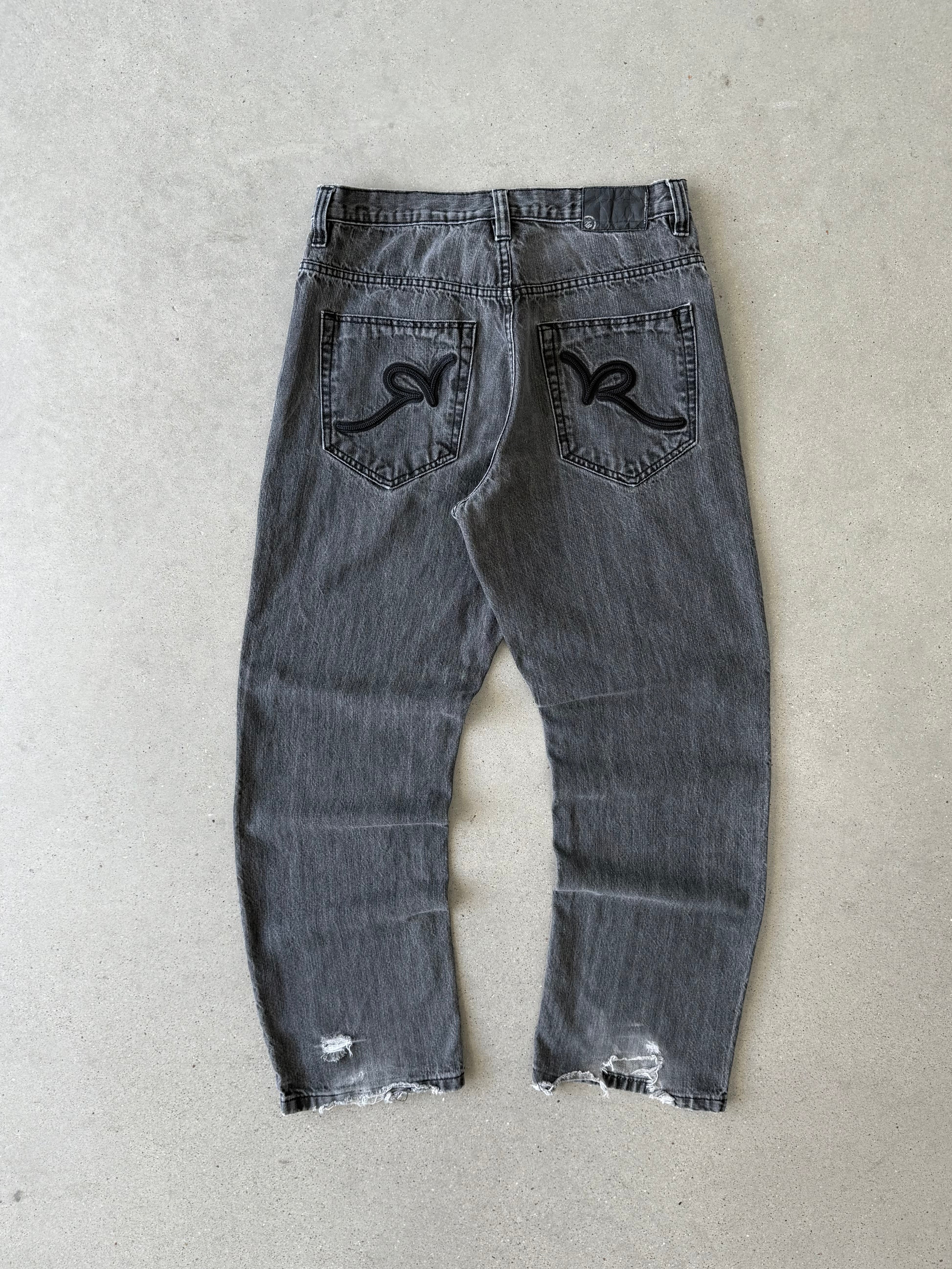 Vintage Y2K Rocawear Black Denim - 31x33