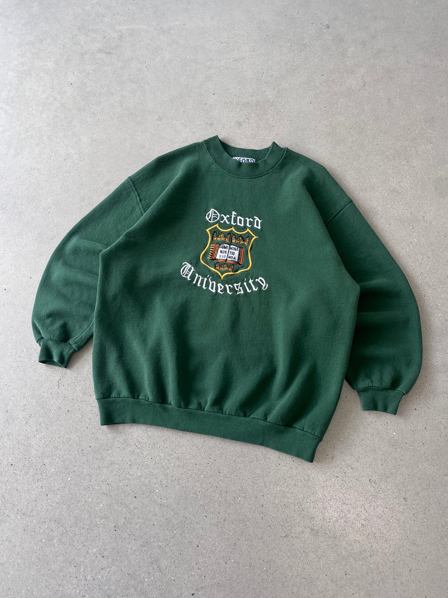 Vintage Oxford University Embroidered Crewneck - L