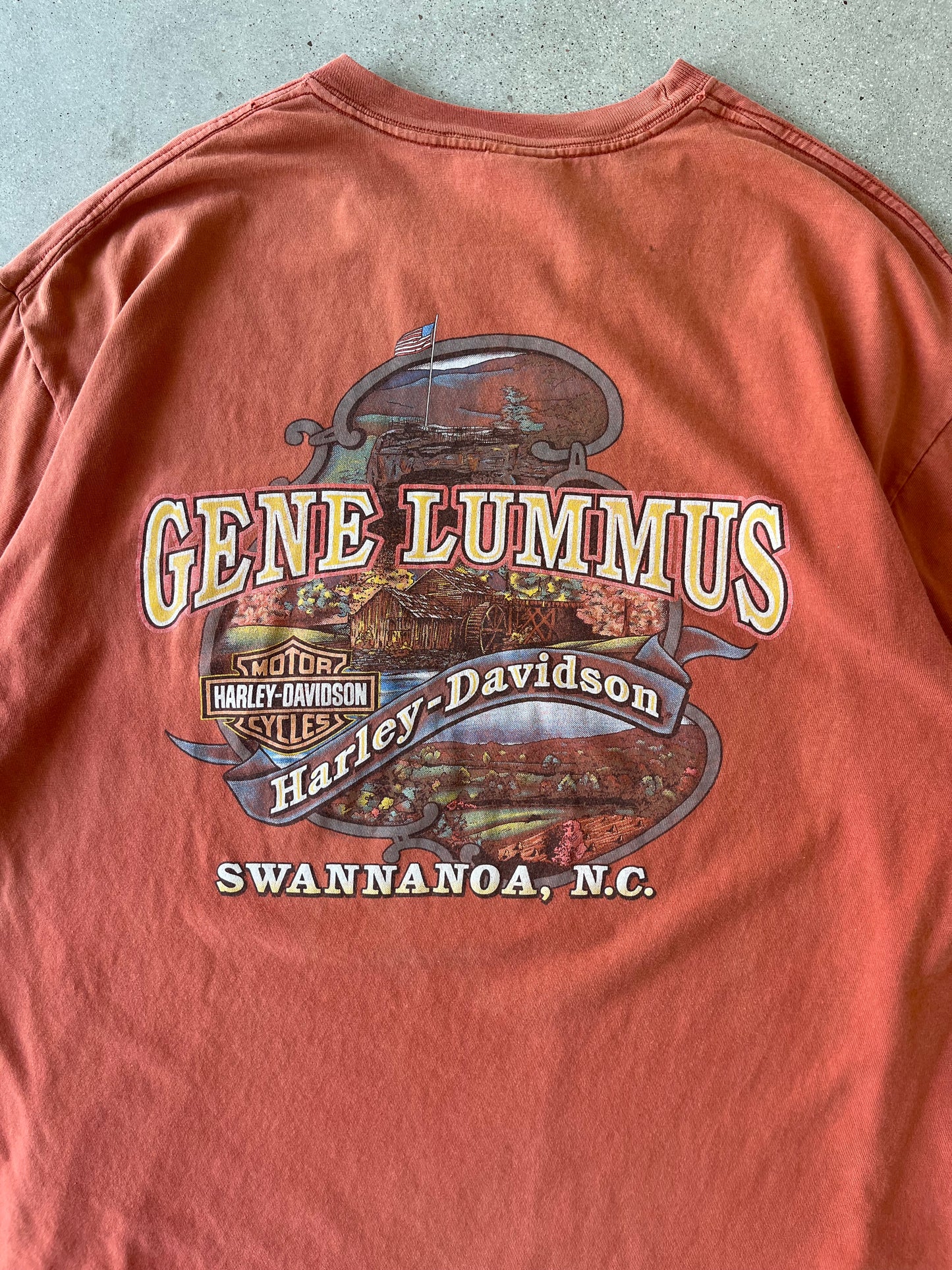 Vintage Gene Lummus Harley Davidson Tee - XL