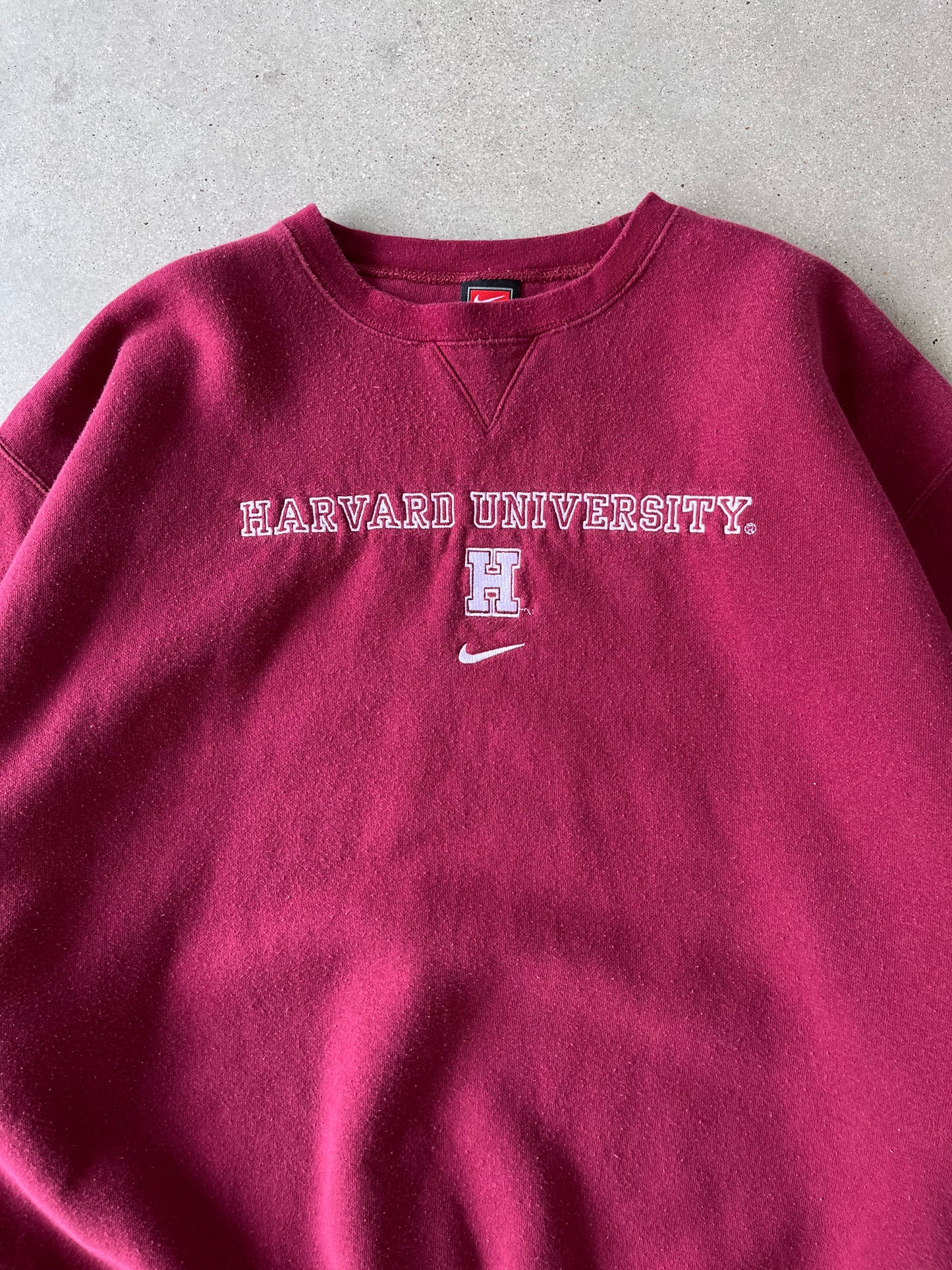 Vintage Nike Harvard University Center Swoosh Crewneck - XL