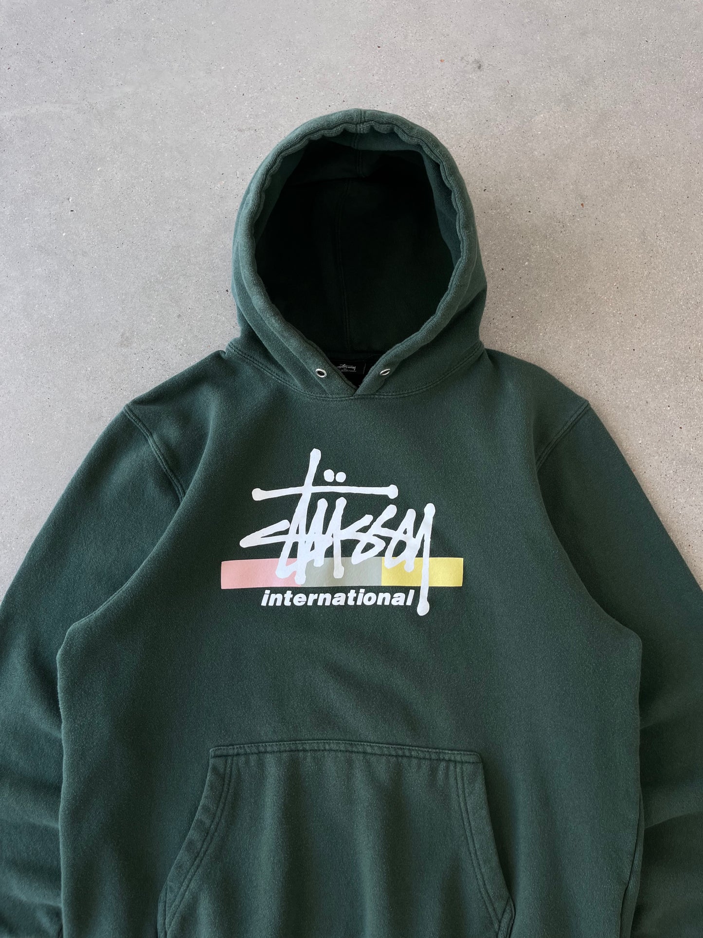 Vintage Stüssy International Hoodie - M