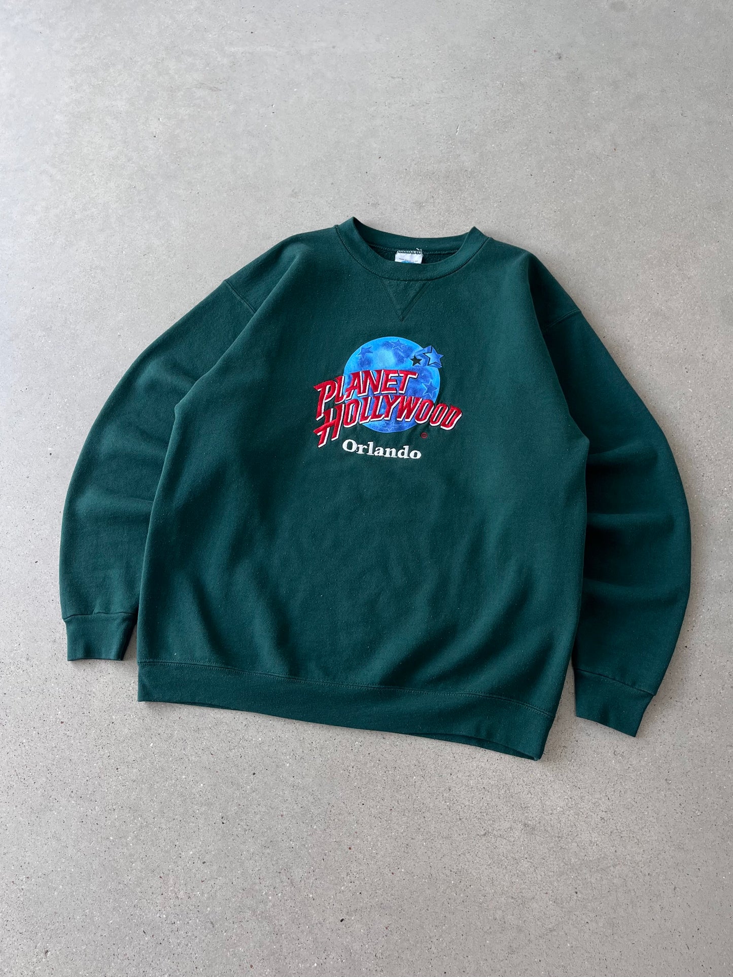 Vintage Planet Hollywood Embroidered Crewneck - XL