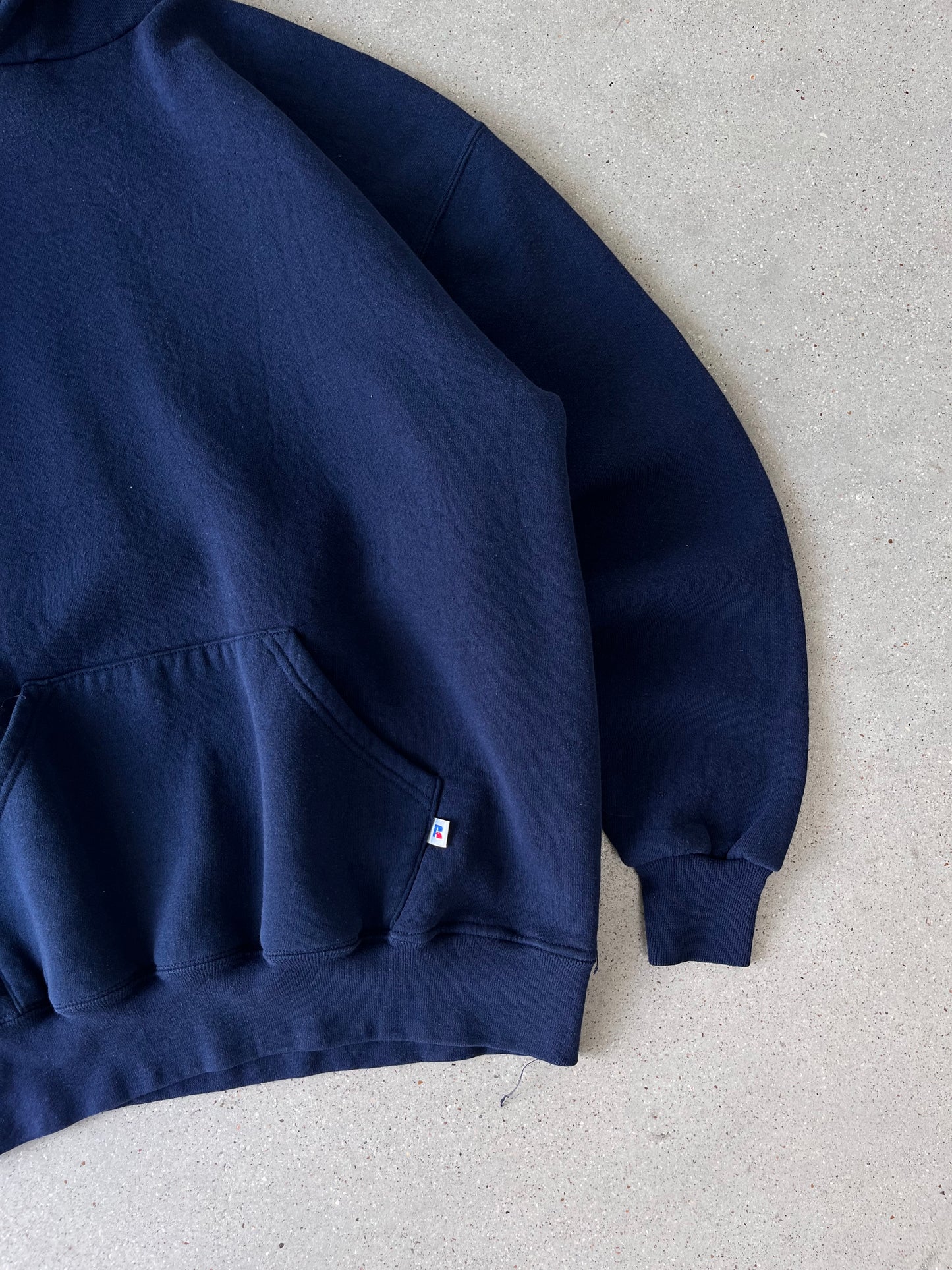 Vintage Navy Russell Athletic Hoodie - XL