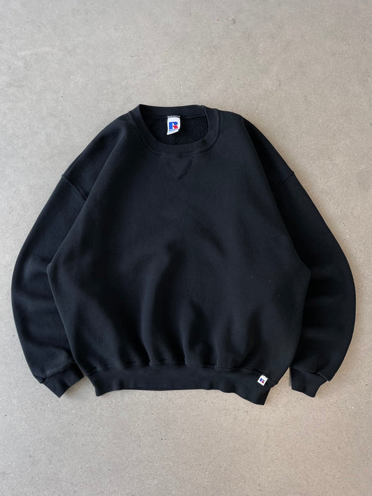 Vintage Black Russell Athletic Crewneck - XXL