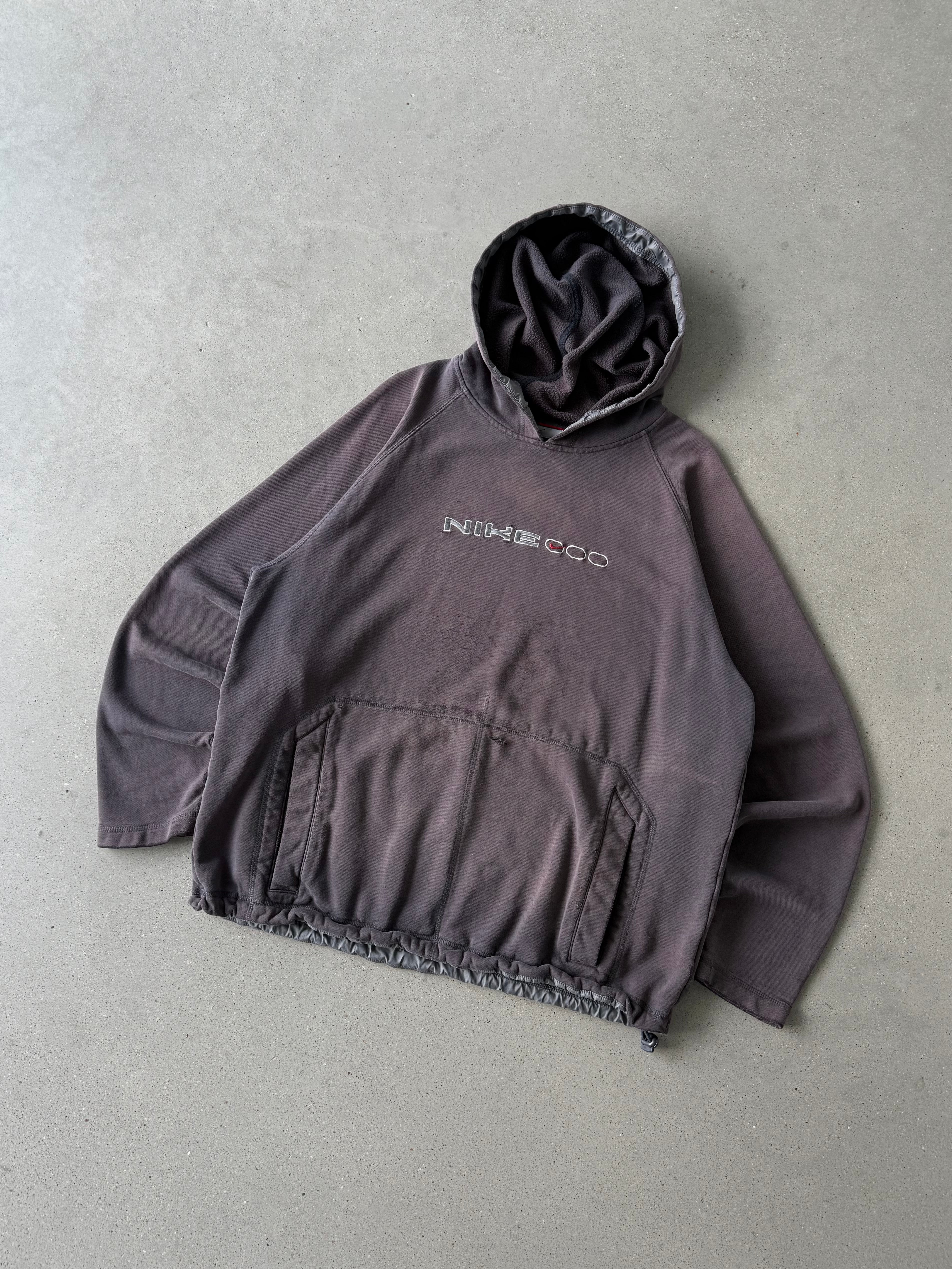 Vintage 2000s Nike Faded/Distressed Hoodie - L