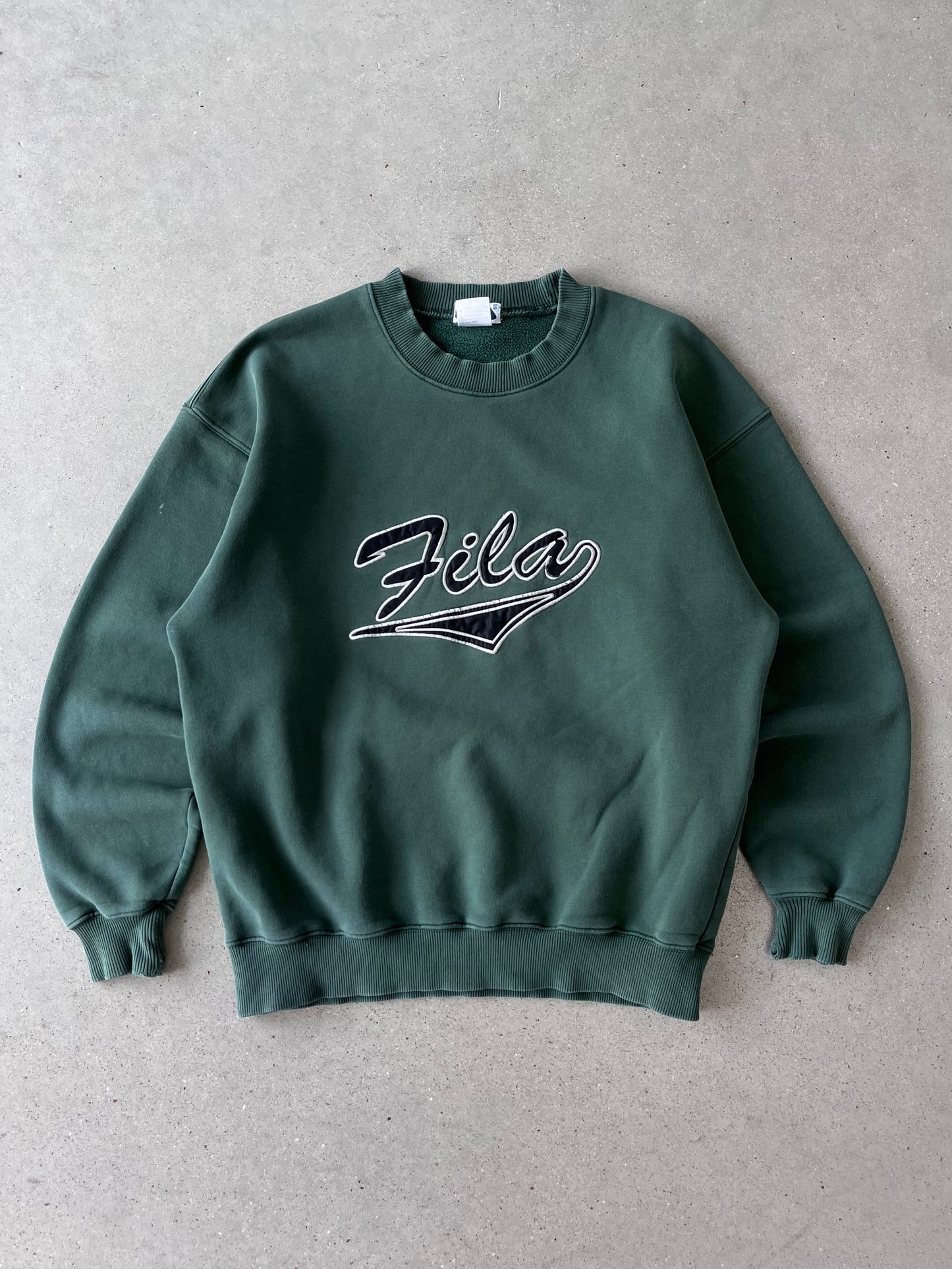 Vintage FILA Forest Green Crewneck - M