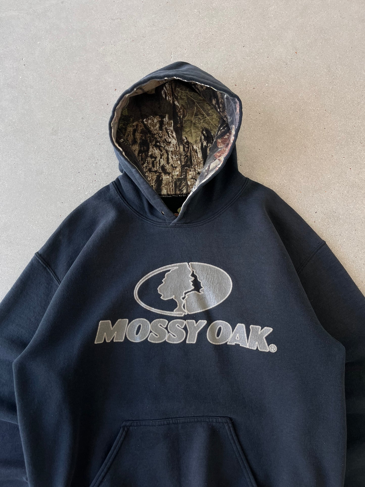 Vintage Mossy Oak Hoodie - M