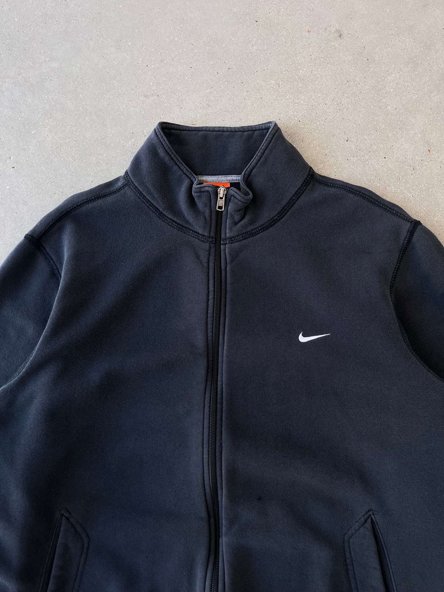 Vintage Nike Mini Swoosh Black Jacket - L