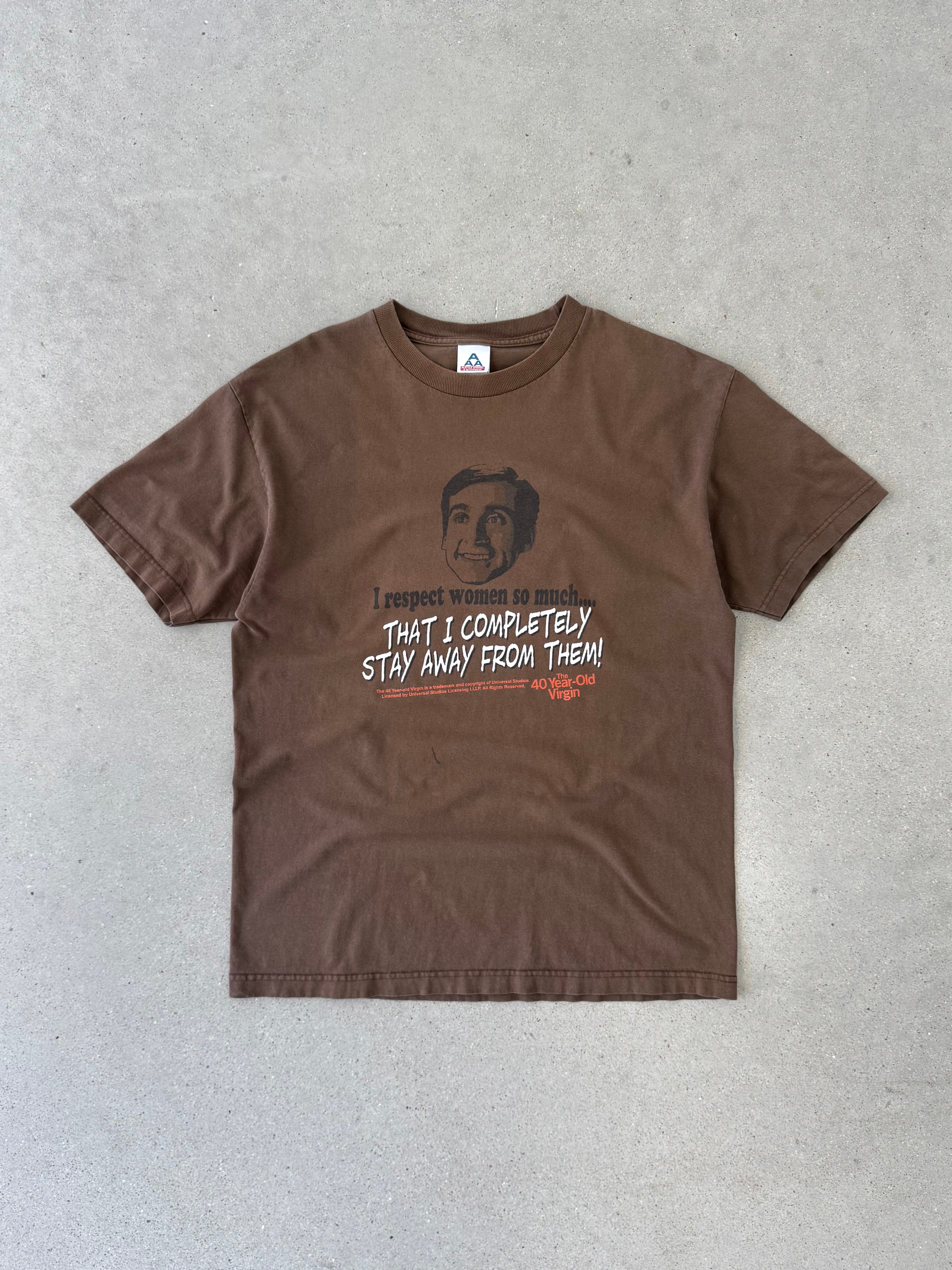 Vintage 40 Year Old Virgin Movie Promo Tee - L