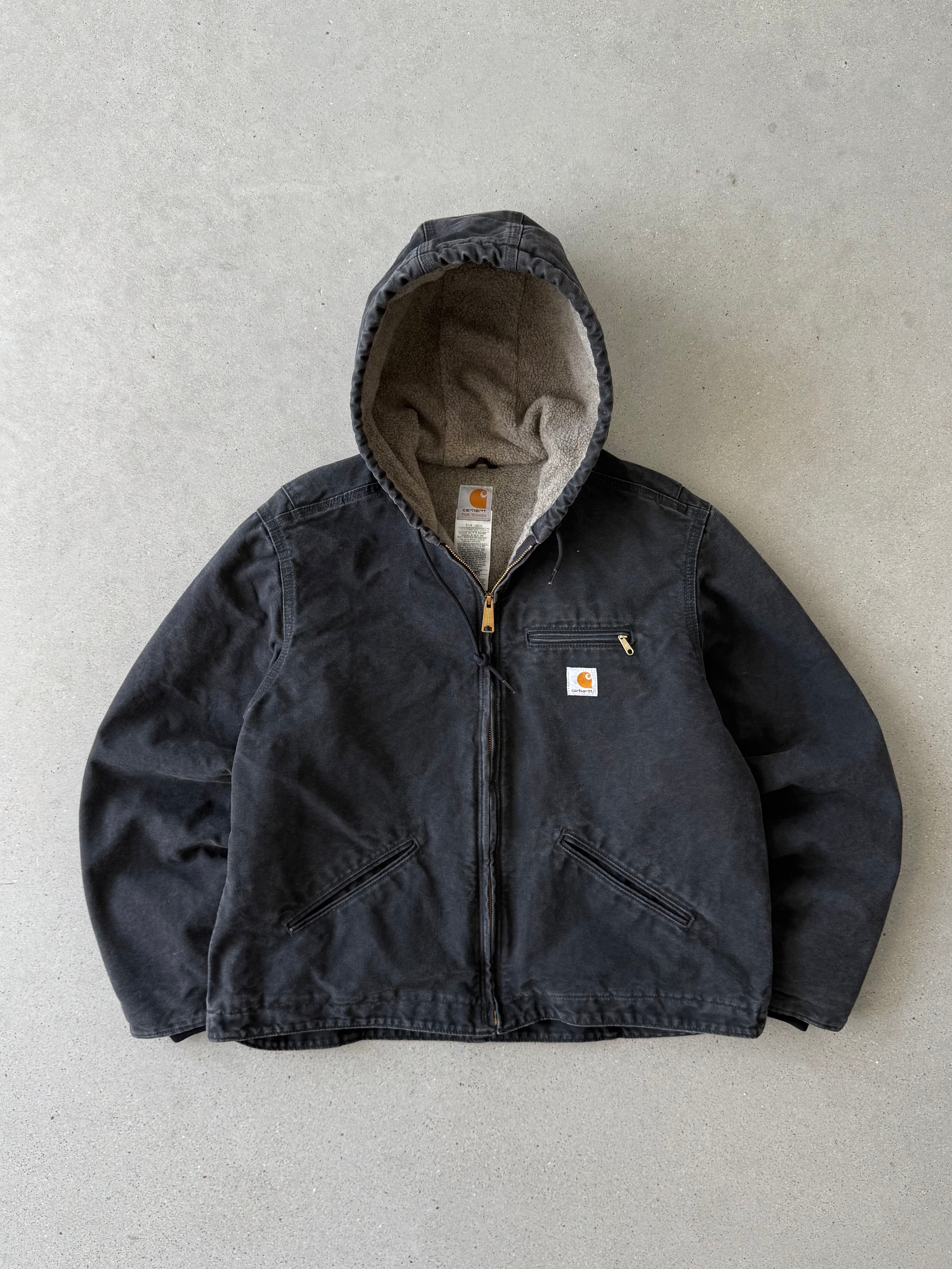 Vintage Carhartt Black Sherpa-lined Armstrong Jacket - L (BOXY)