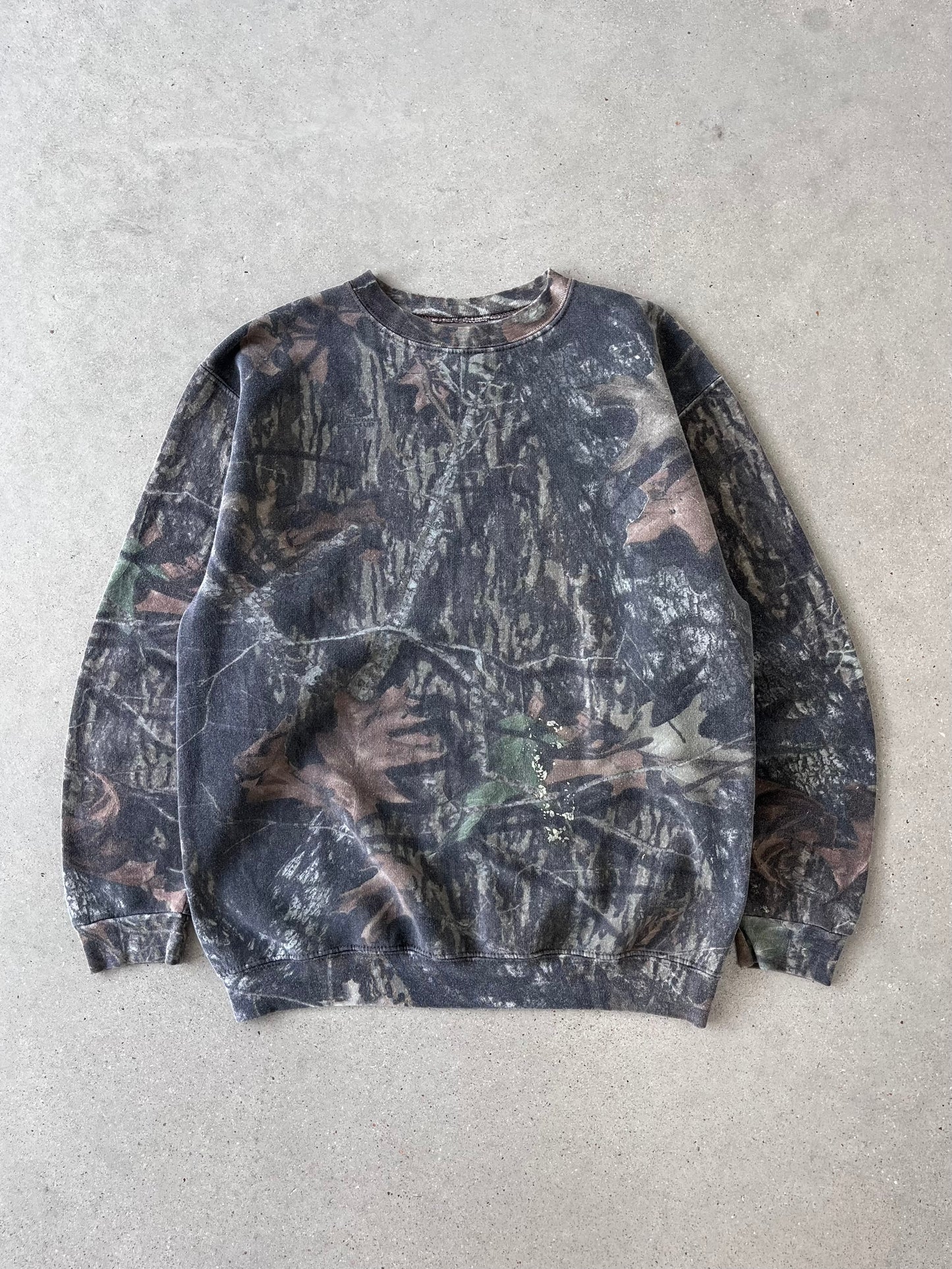 Vintage Jerzees Realtree Camo Crewneck - M