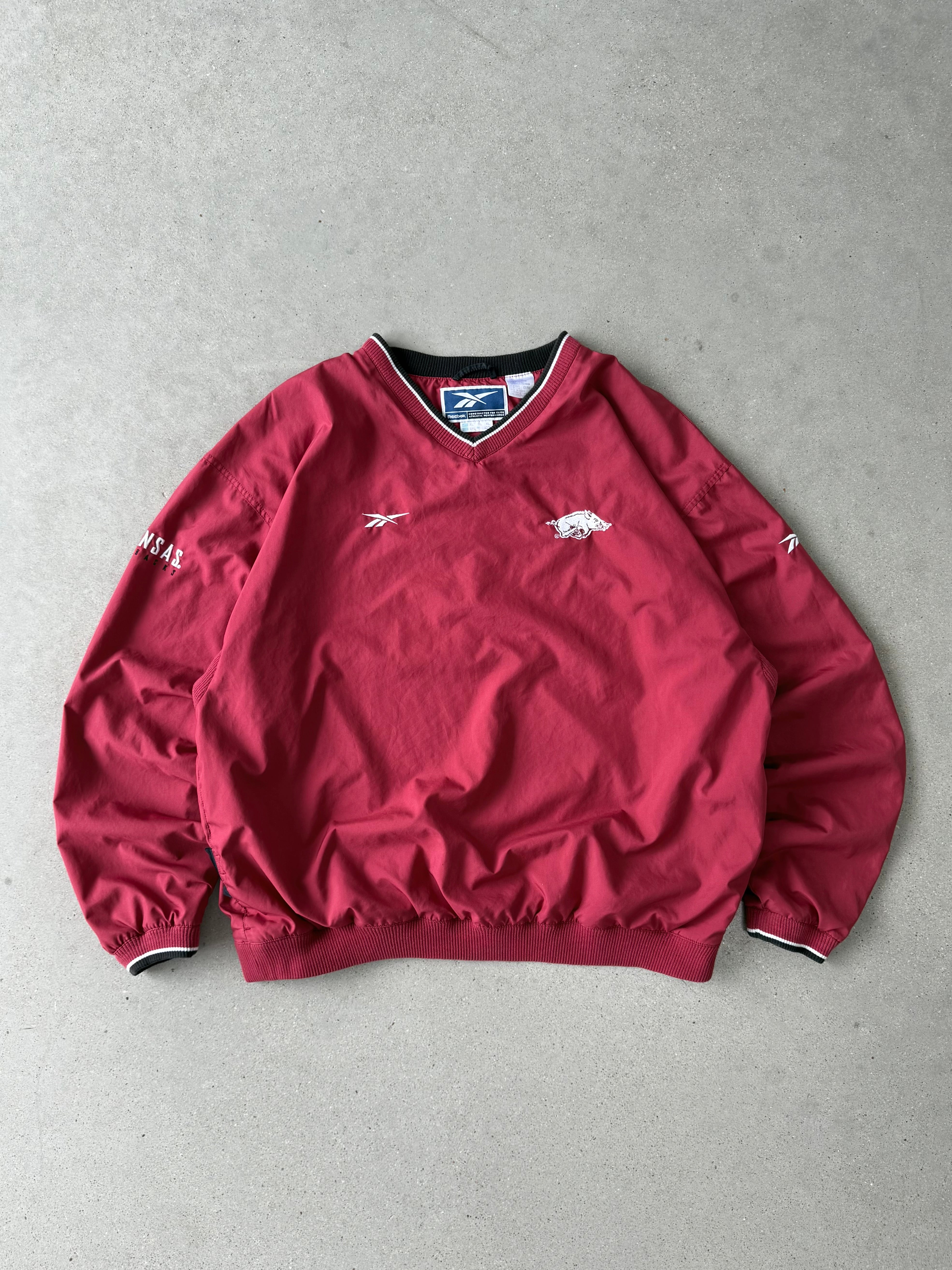 Vintage Arkansas Razorbacks Reebok Pullover - XL