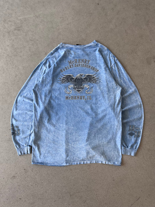 Vintage 2004 McHenry Harley Davidson Long Sleeve - XL