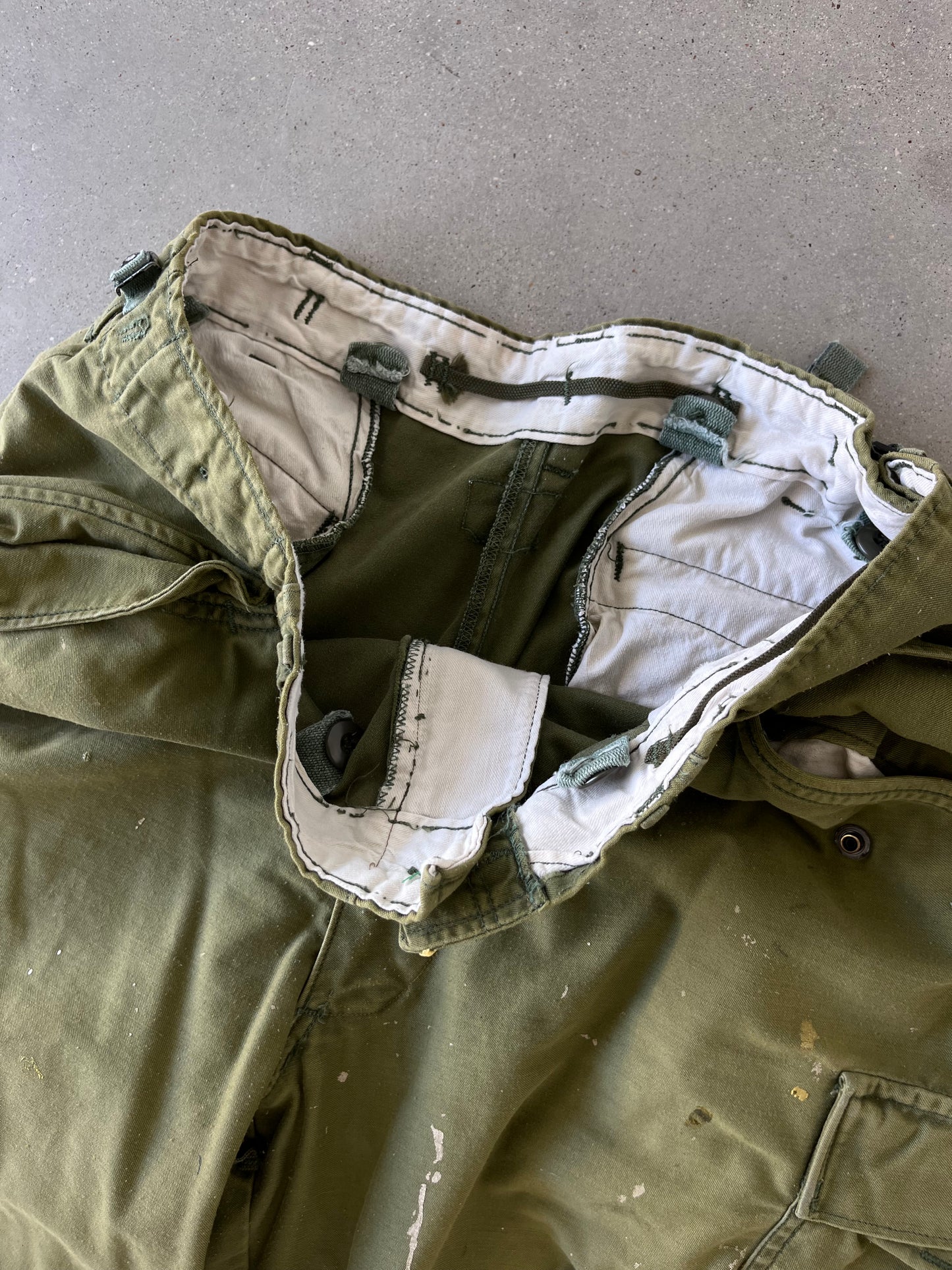 Vintage Military Painter's Parachute Cargo Pants - 34x30