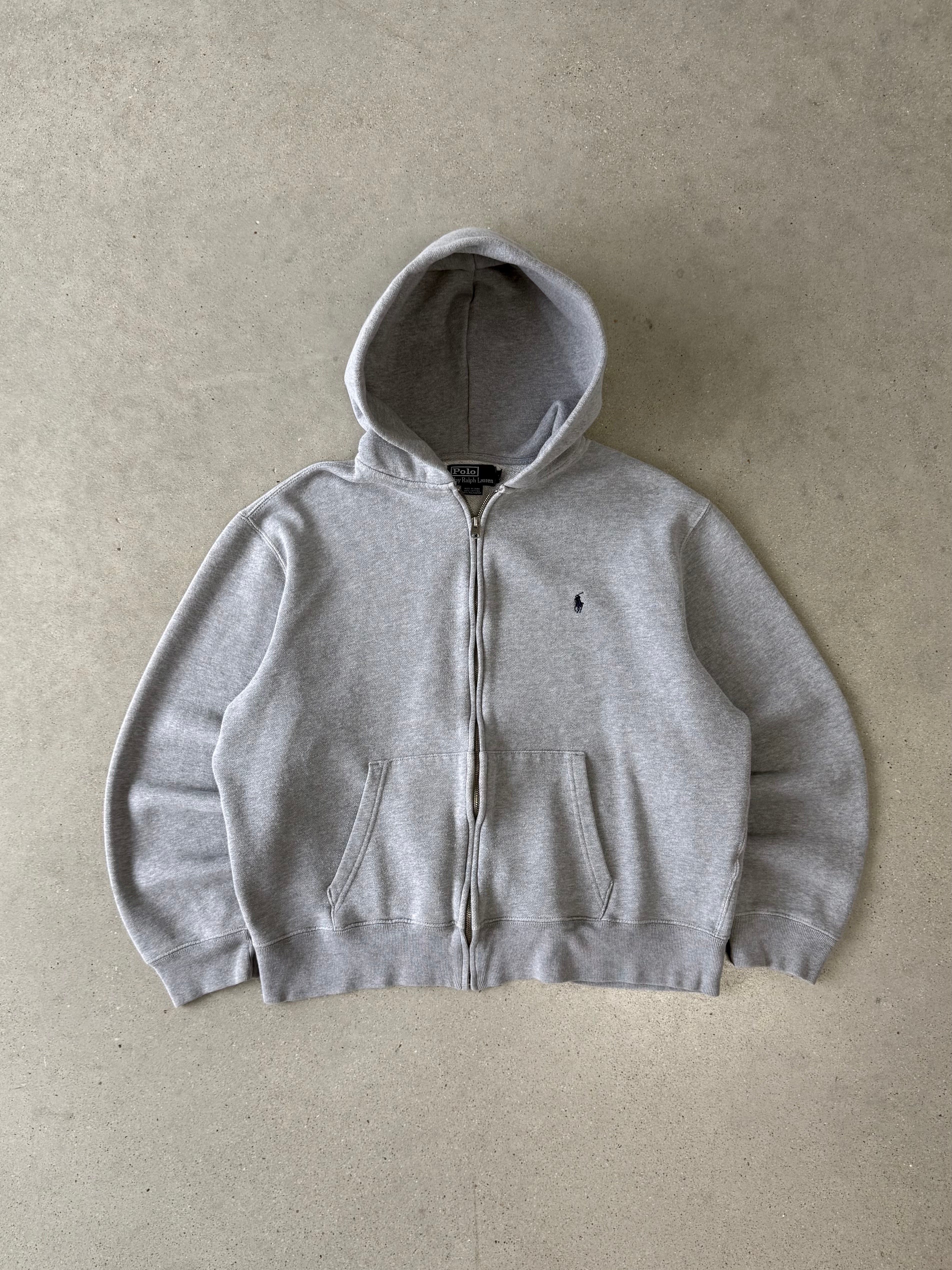 Vintage Polo Ralph Lauren Boxy Zip-up Hoodie - L