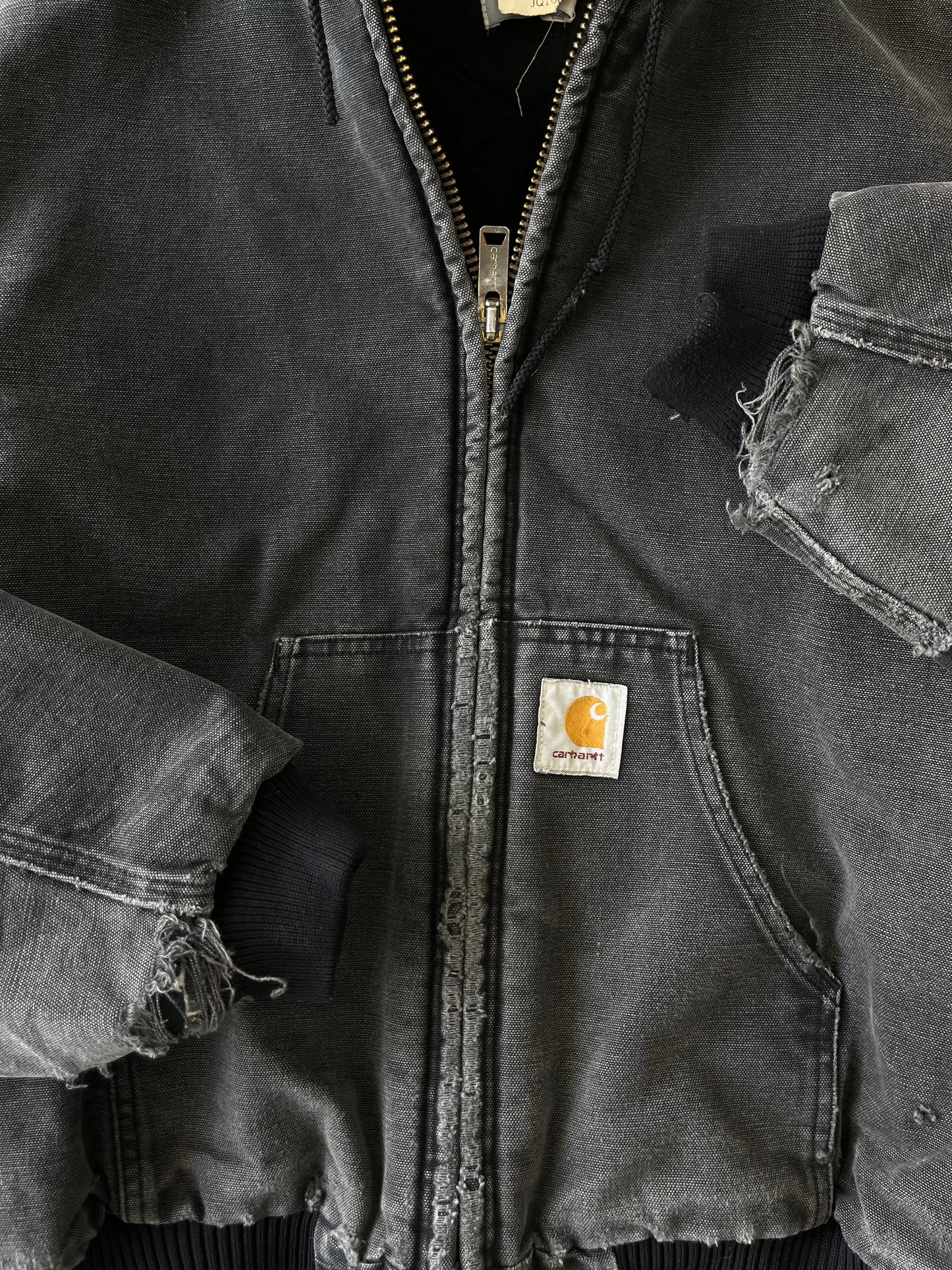 Vintage Carhartt Faded Black Active Jacket - XL