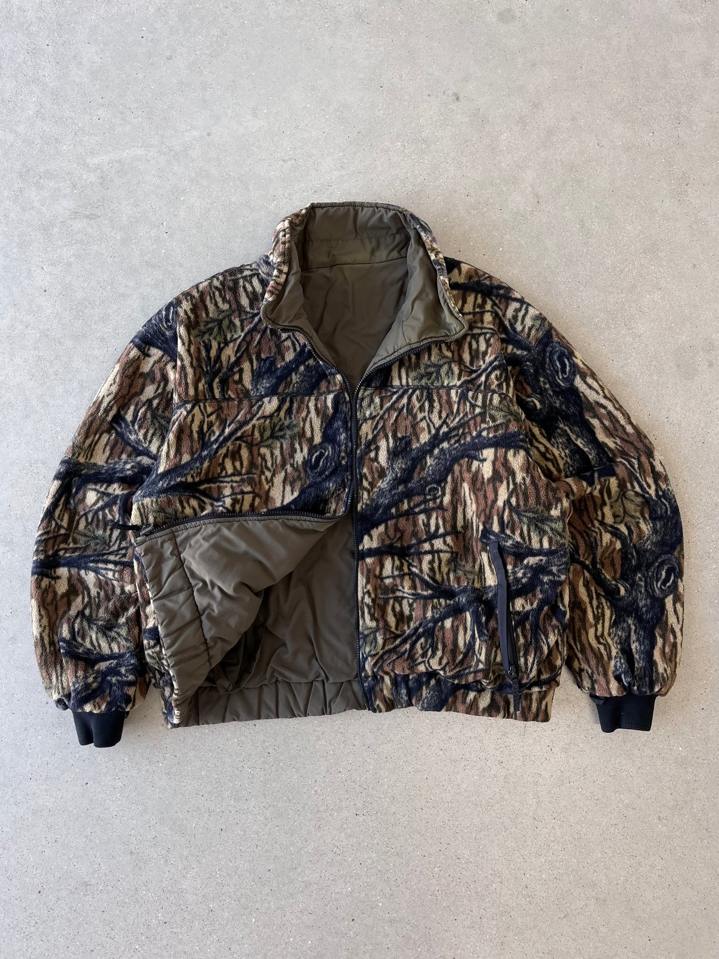 Vintage Realtree Boxy Fleece Jacket - XL